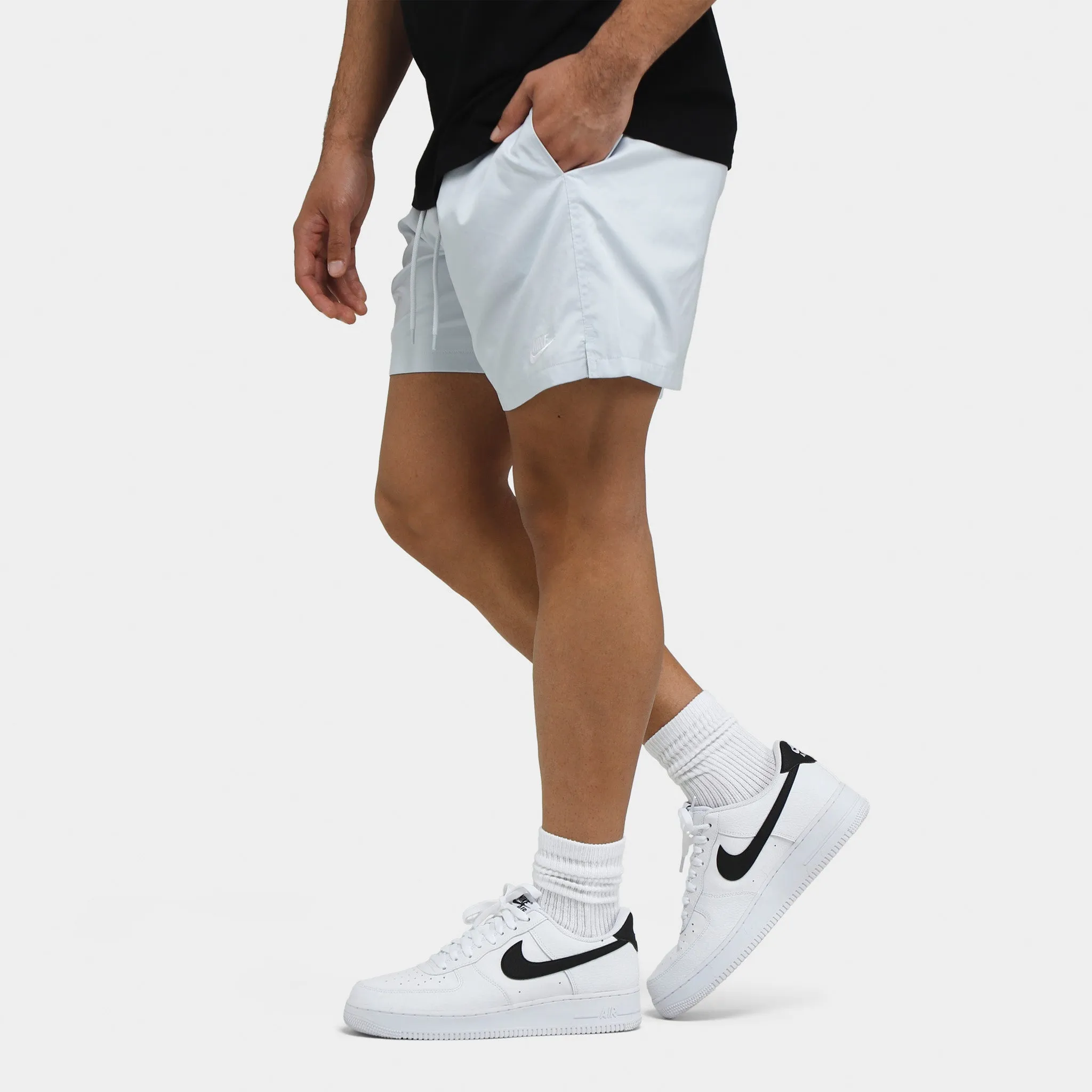 Nike Sportswear Club Flow Shorts Pure Platinum / White sold by JD Sports product image thumbnail 4