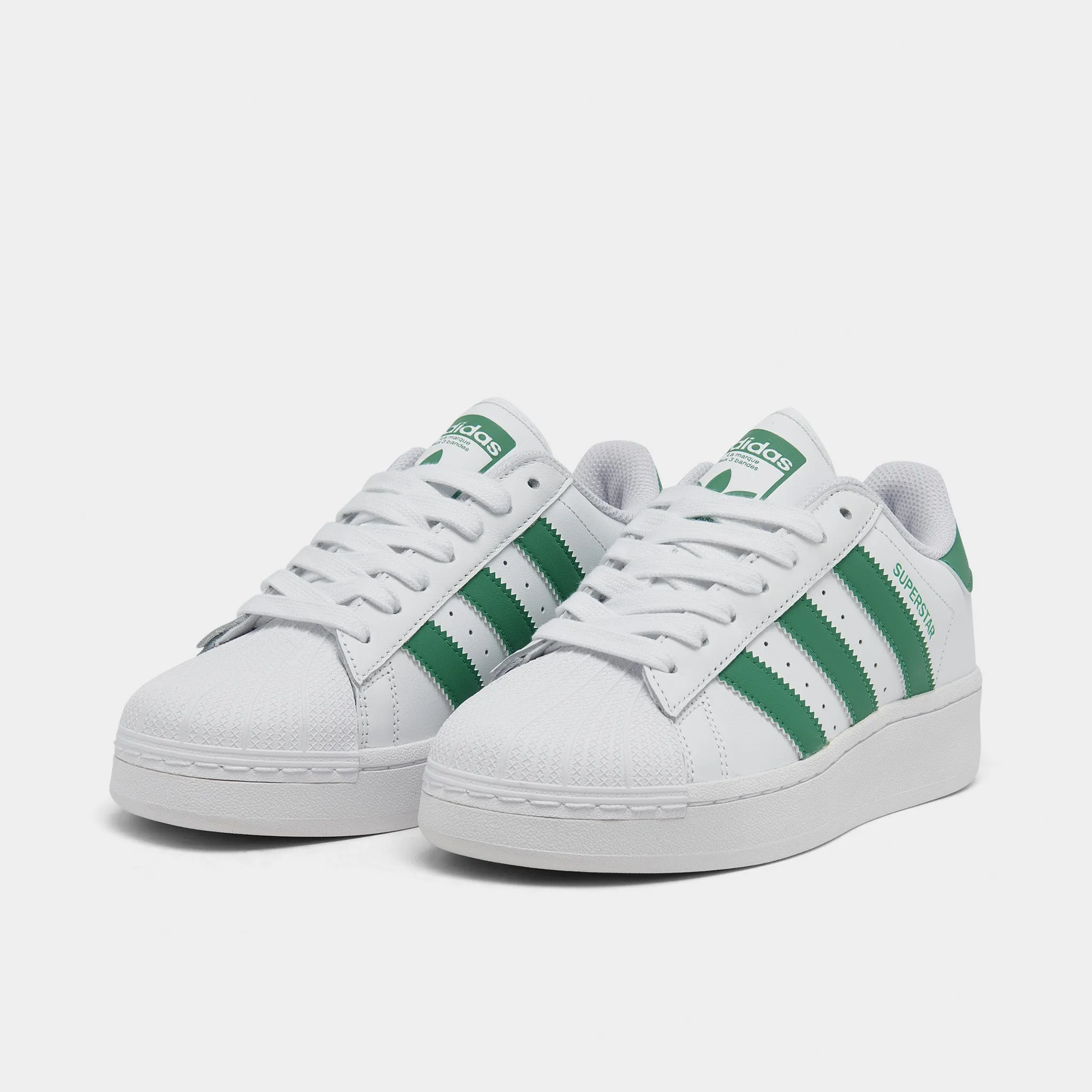 adidas Originals Women's Superstar XLG White / Green sold by JD Sports product image thumbnail 2