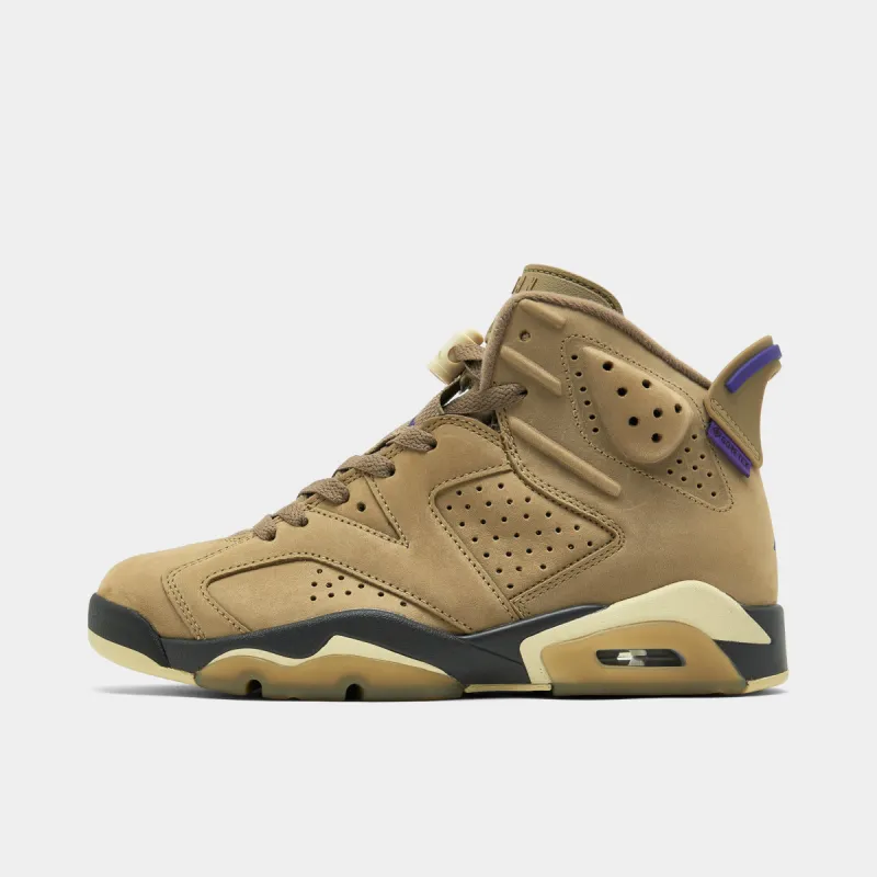 Jordan Women's 6 Retro GTX Brown Kelp / Team Gold - Shadow Brown sold by JD Sports