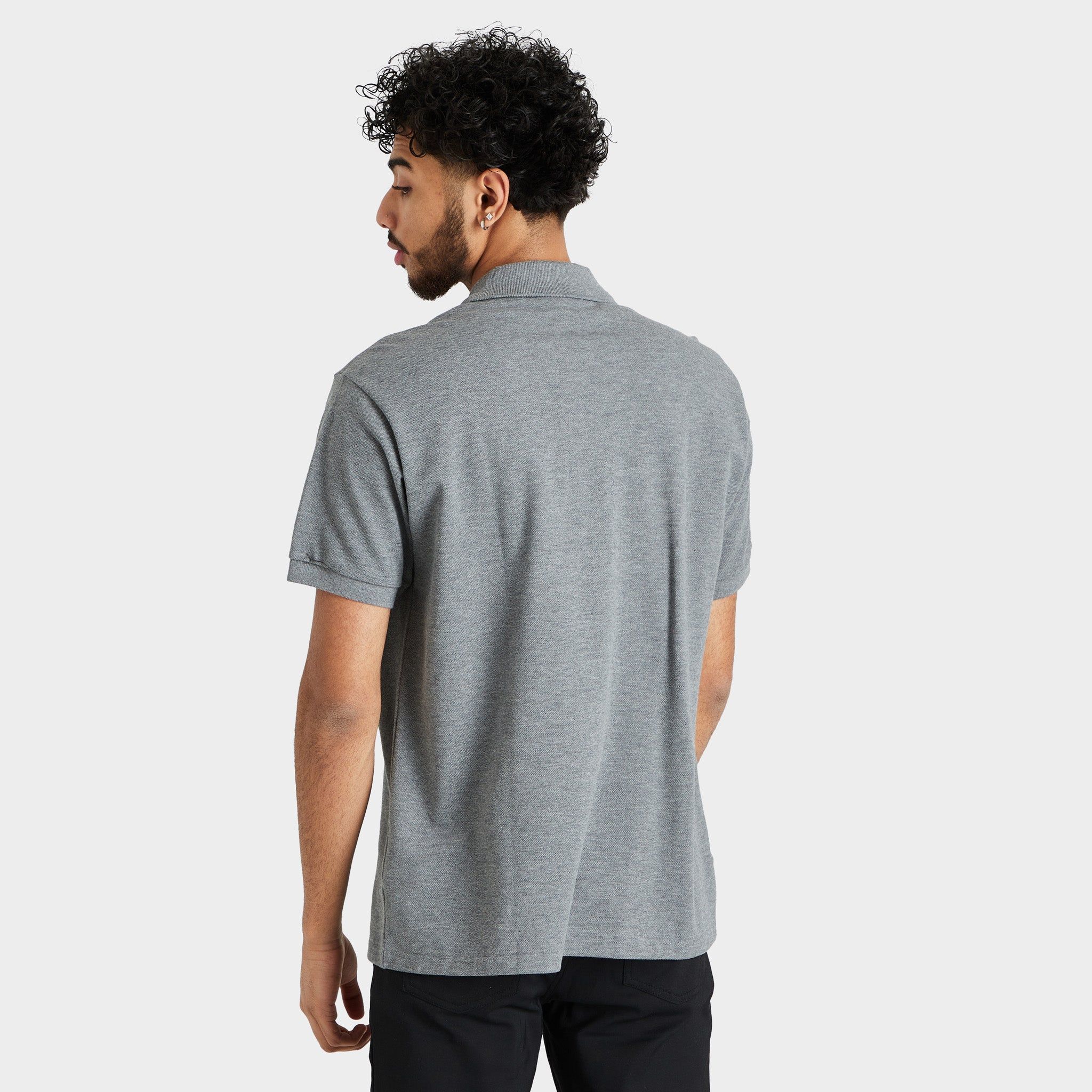 Lacoste Marl Knit Polo Shirt / Heather Lead sold by JD Sports product image thumbnail 2
