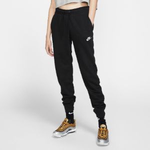 Nike Sportswear Women's Essential Fleece Pants Black / White sold by JD Sports