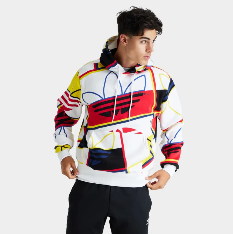 adidas Originals Logo Play Pullover Hoodie / White sold by JD Sports