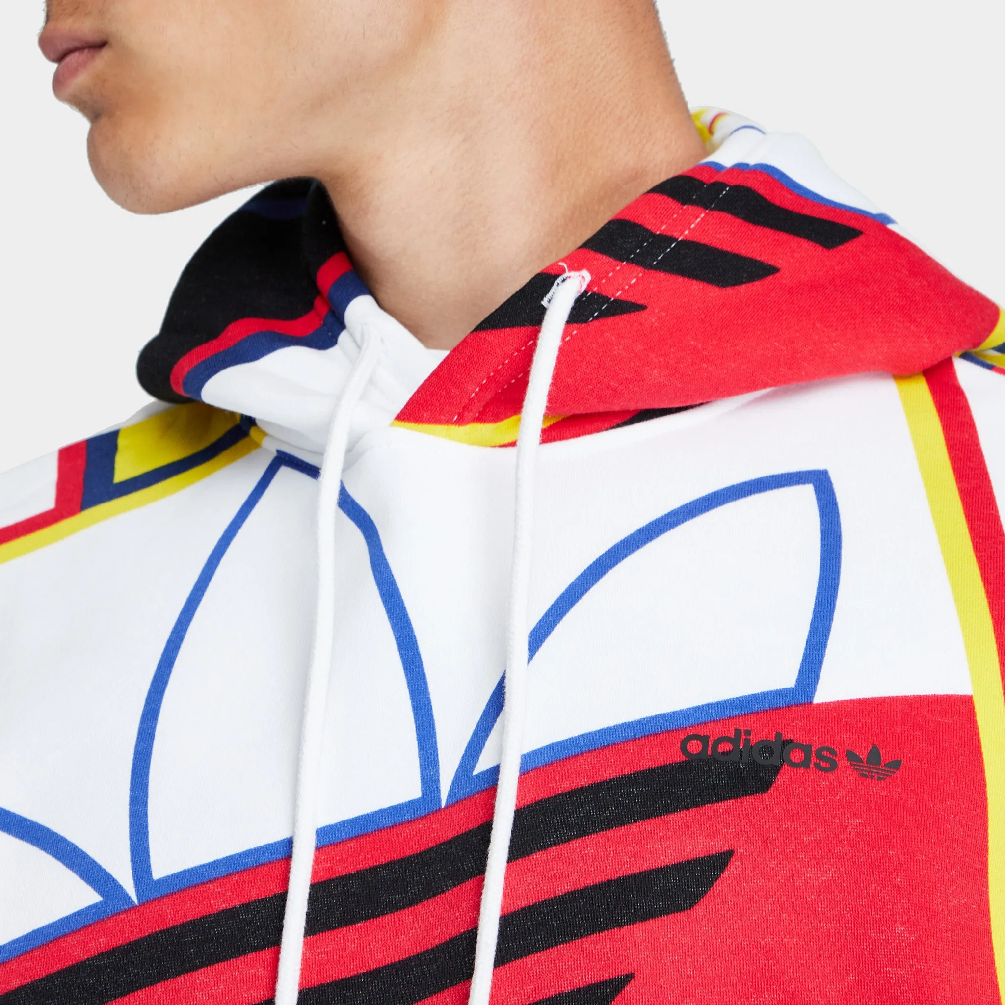 adidas Originals Logo Play Pullover Hoodie / White sold by JD Sports product image thumbnail 4