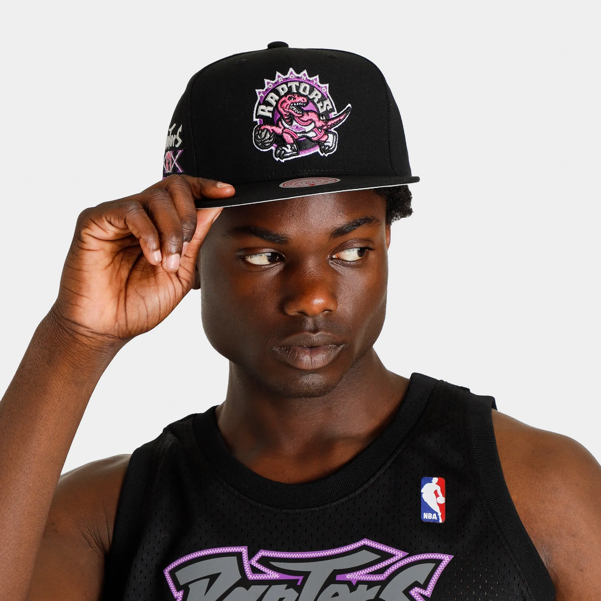 Mitchell & Ness Toronto Raptors Neon Tropical Snapback / Black sold by JD Sports