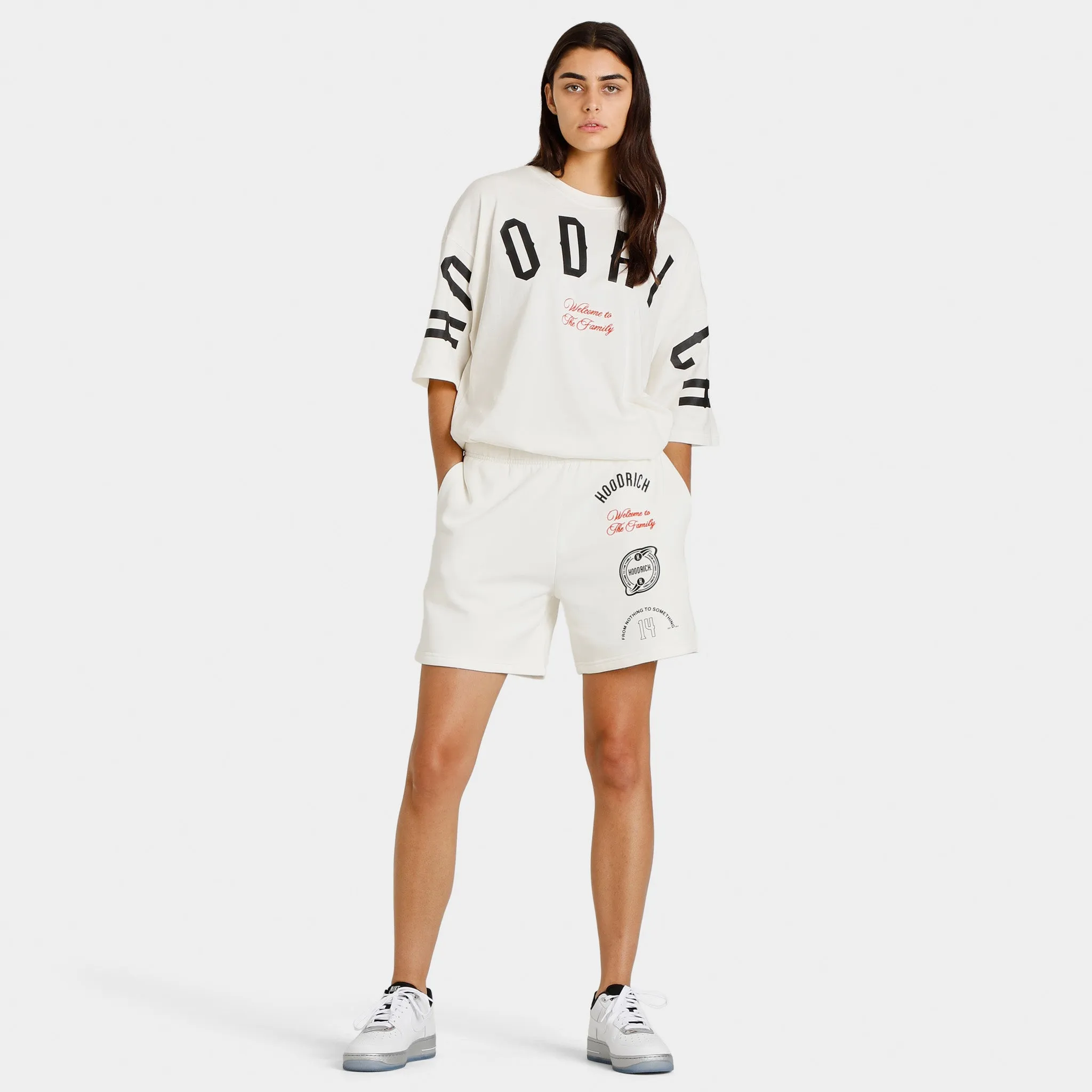 Hoodrich Women's Match Boyfriend T-shirt Egret / Black - Flame sold by JD Sports product image thumbnail 5