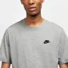 Nike Sportswear Club T-shirt Dark Heather Grey / Black sold by JD Sports