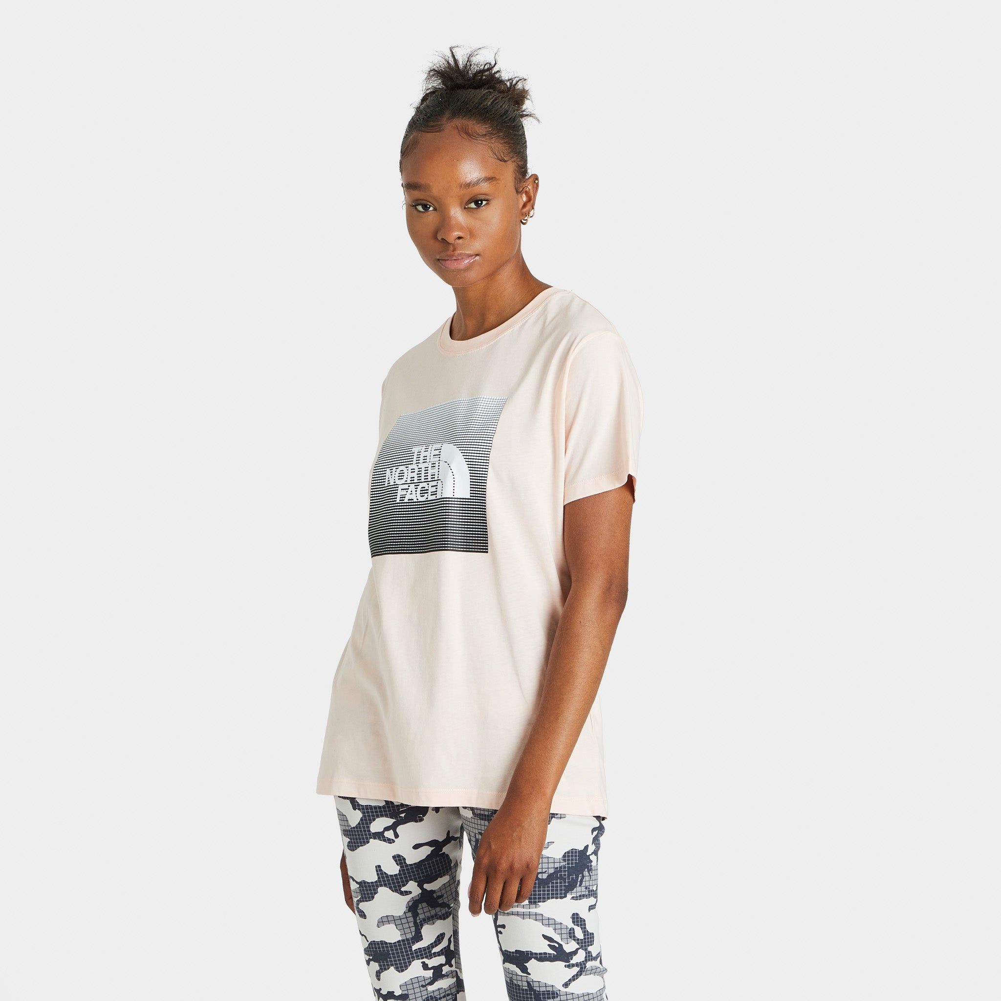 The North Face Women’s NSE Logo T-shirt / Pearl Blush sold by JD Sports