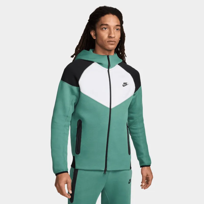 Nike Sportswear Tech Fleece Full-Zip Windrunner Hoodie Bicoastal / Black - White sold by JD Sports