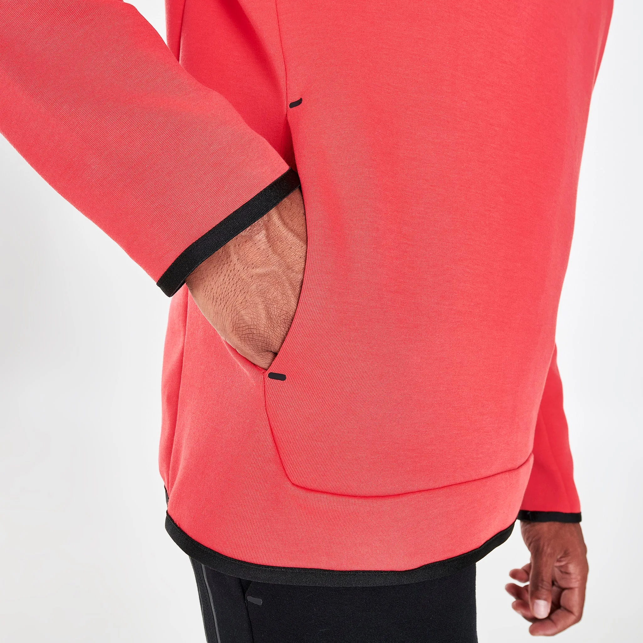 Nike Sportswear Tech Fleece Pullover Hoodie Lobster / Black sold by JD Sports product image thumbnail 5