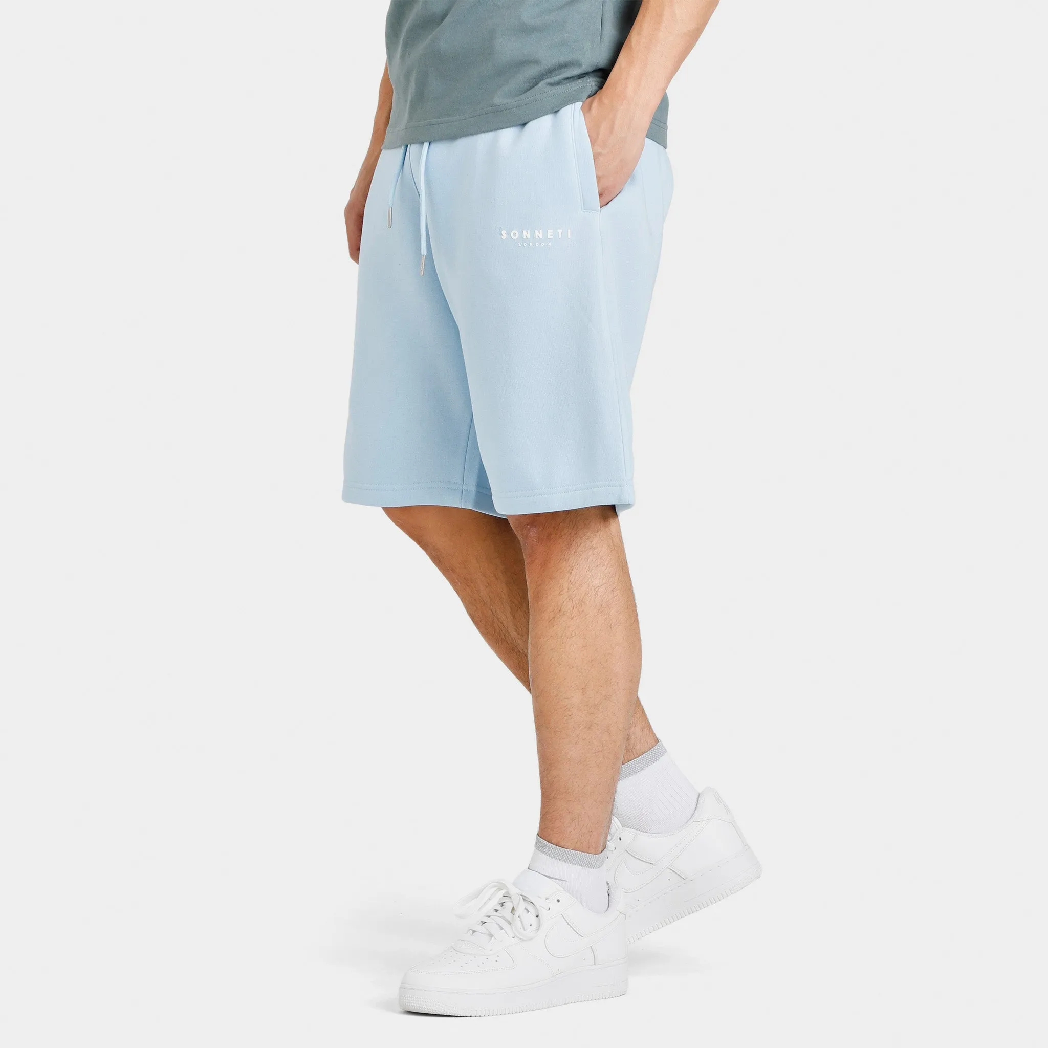 Sonneti London Fleece Shorts / Mid Blue sold by JD Sports product image thumbnail 4