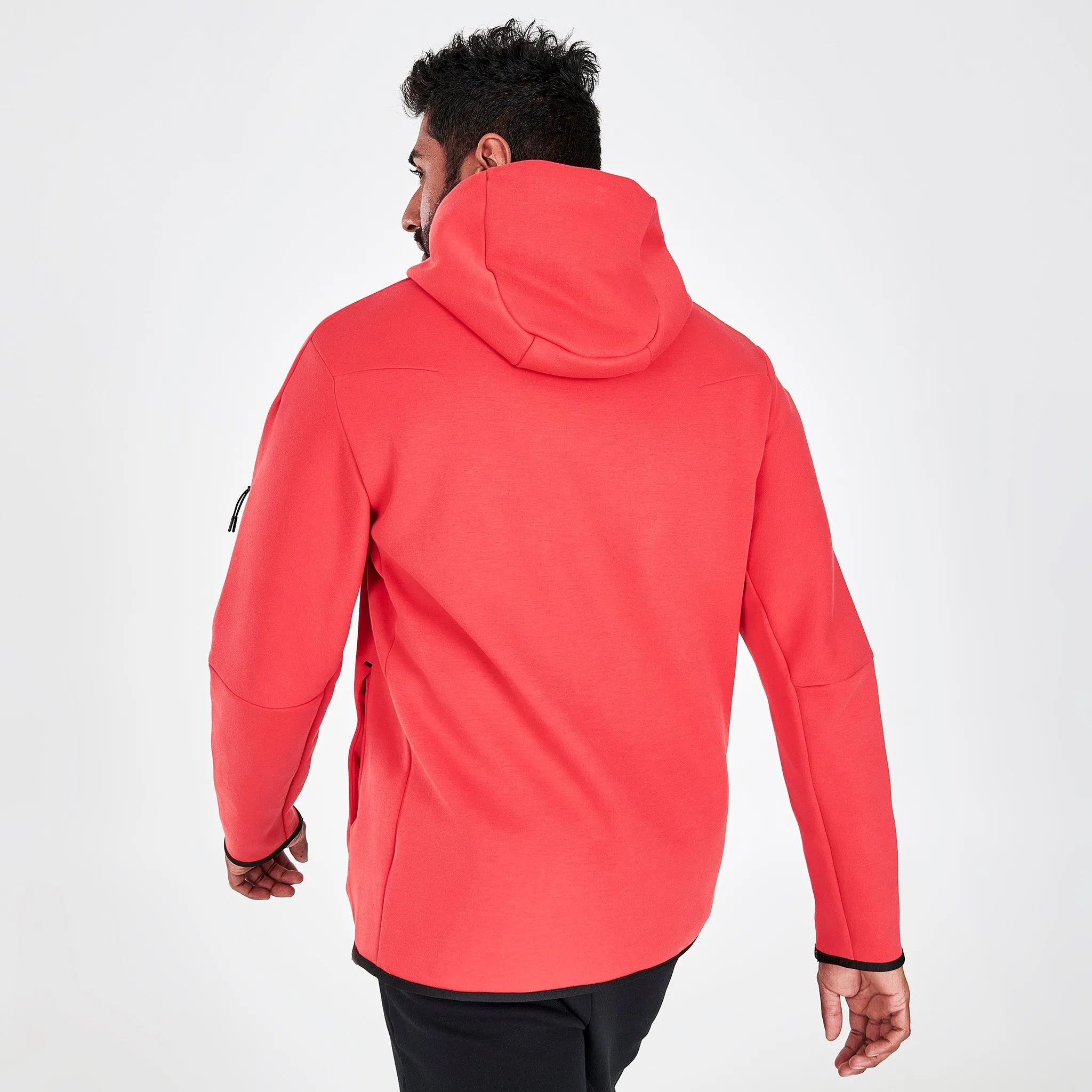 Nike Sportswear Tech Fleece Pullover Hoodie Lobster / Black sold by JD Sports product image thumbnail 2