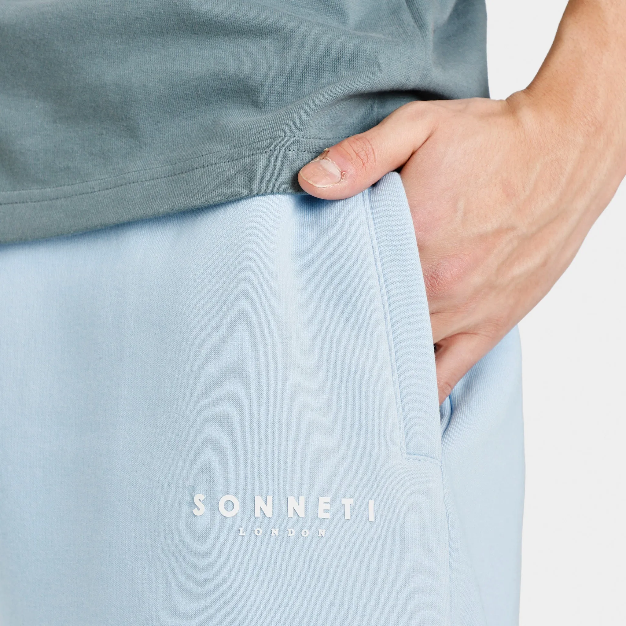 Sonneti London Fleece Shorts / Mid Blue sold by JD Sports product image thumbnail 5