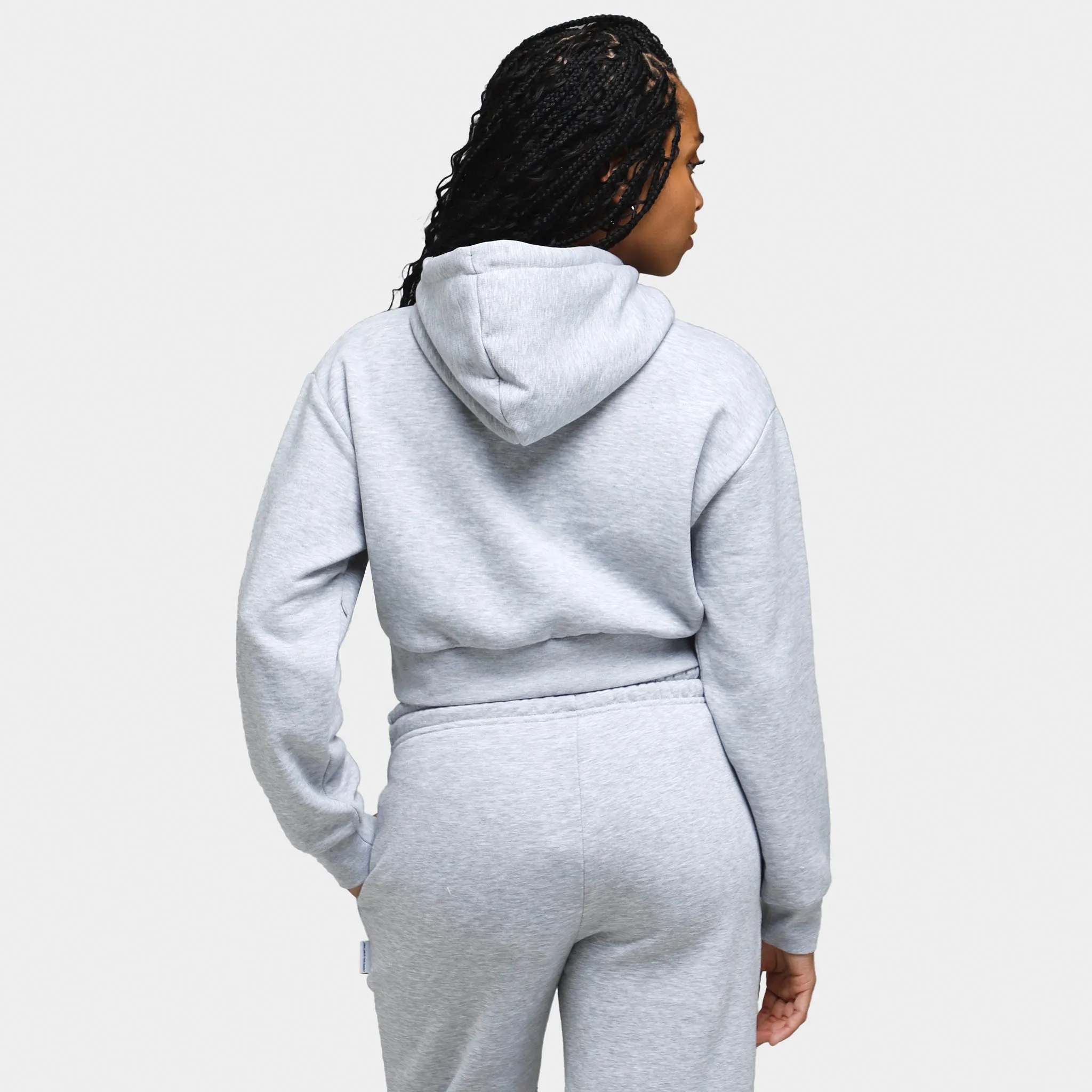 Hoodrich Women's OG Kraze Cropped Pullover Hoodie Grey / Green Ombre sold by JD Sports product image thumbnail 2