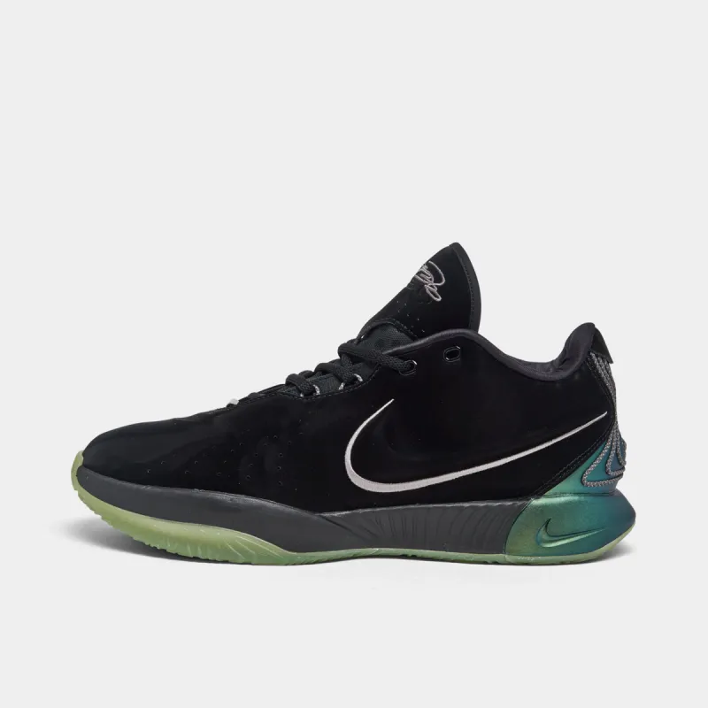 Nike LeBron 21 Black / Metallic Pewter - Iron Grey sold by JD Sports