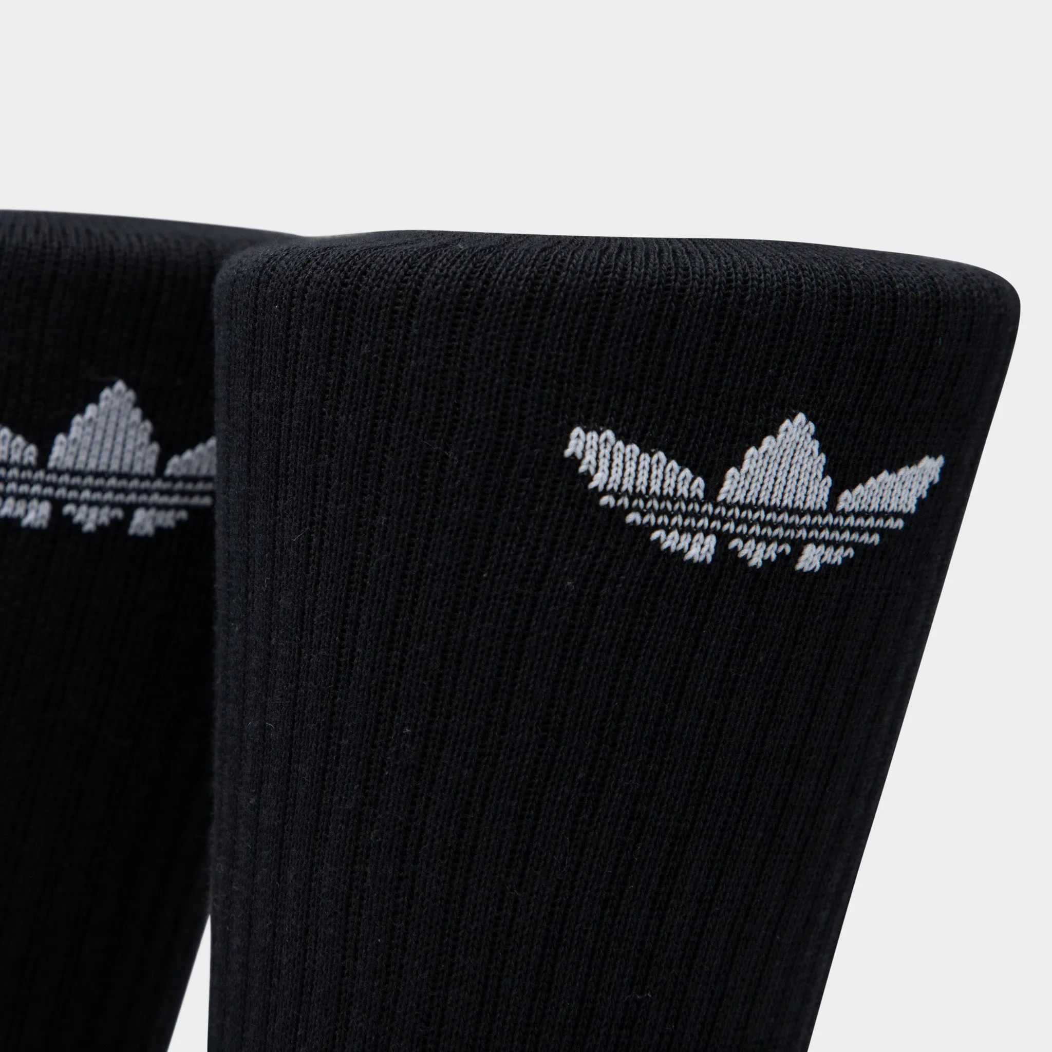 adidas Originals Solid Crew Socks (3 Pack) Black / White sold by JD Sports product image thumbnail 3