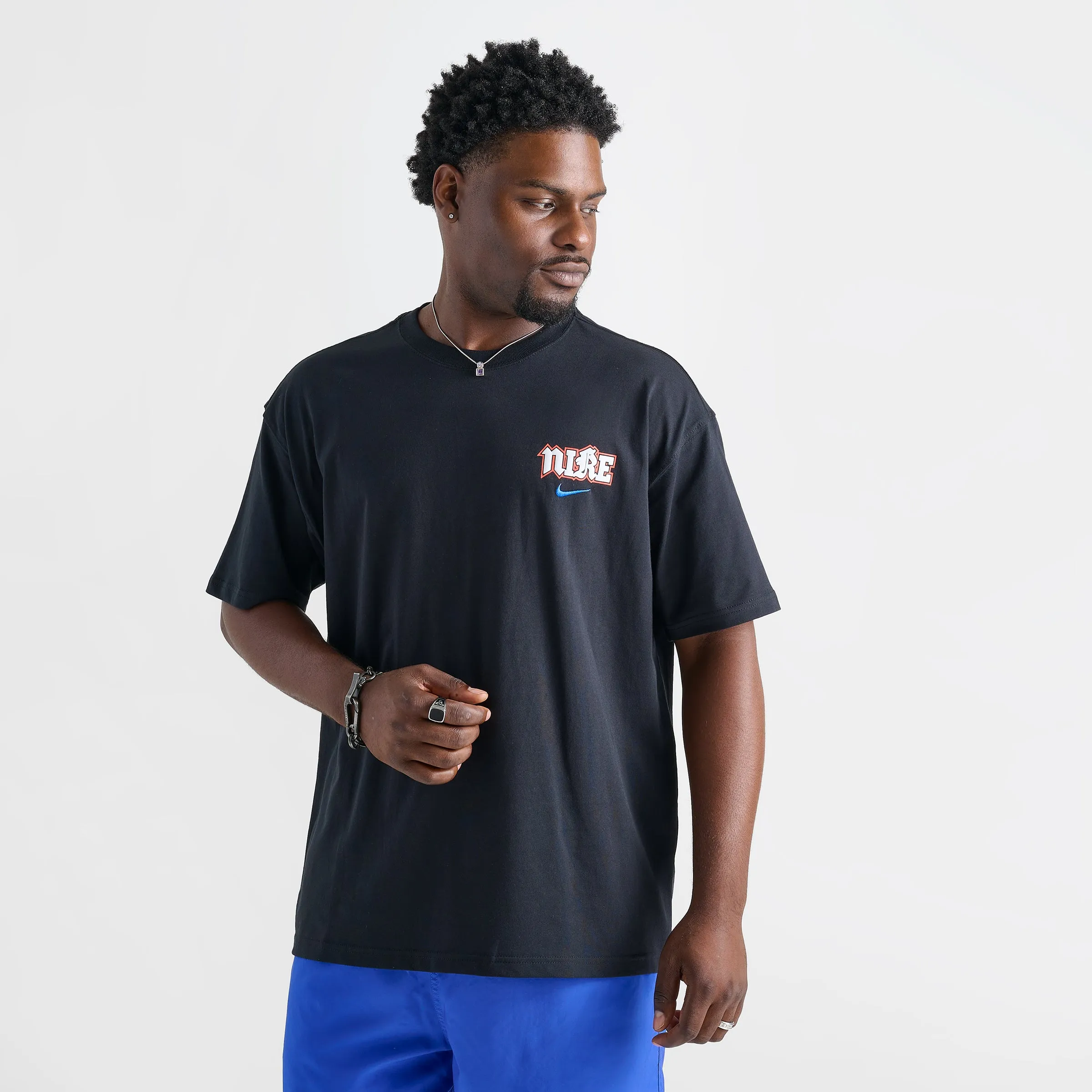 Nike Sportswear M90 'Varzity' Graphic T-Shirt / Black sold by JD Sports product image thumbnail 4