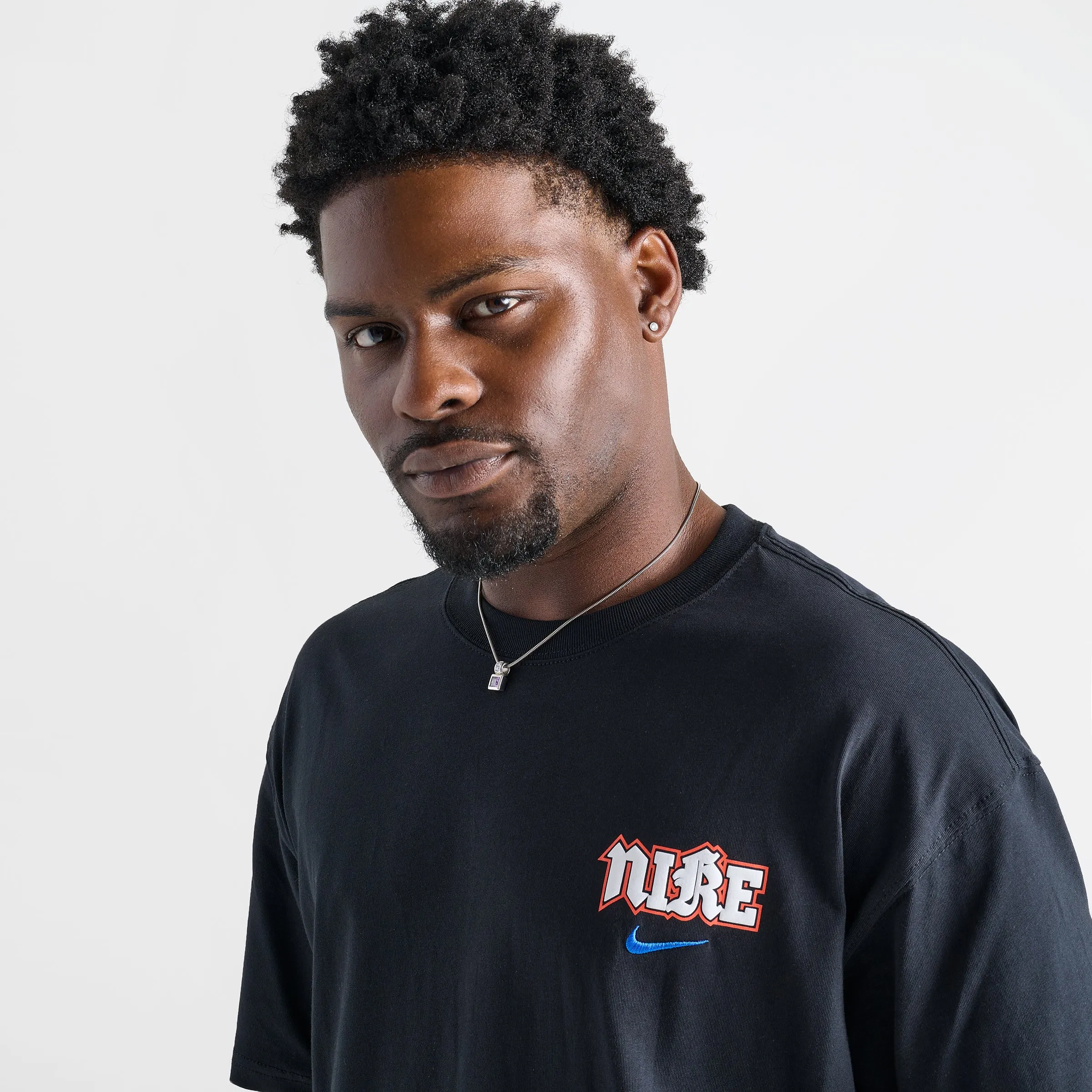 Nike Sportswear M90 'Varzity' Graphic T-Shirt / Black sold by JD Sports product image thumbnail 5