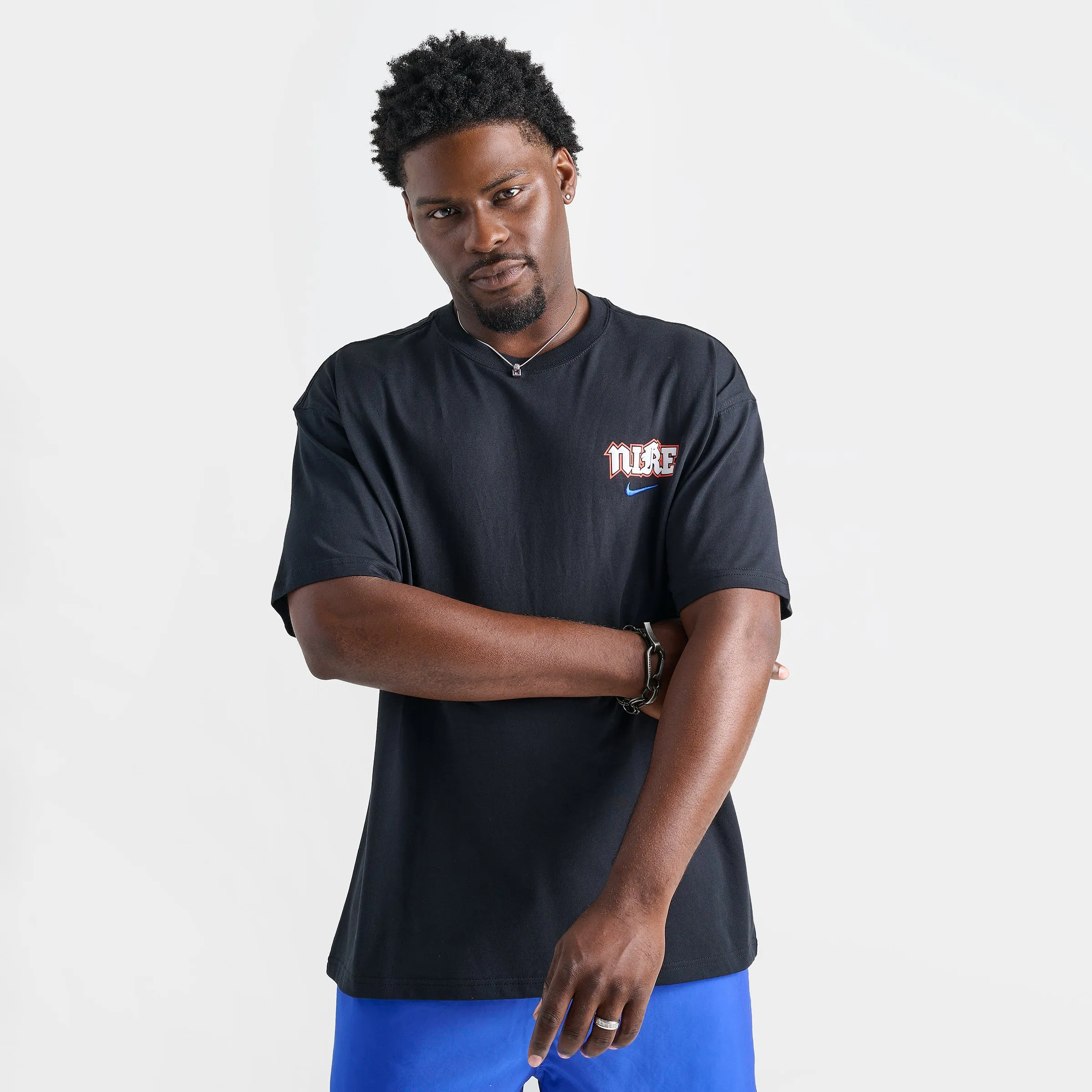 Nike Sportswear M90 'Varzity' Graphic T-Shirt / Black sold by JD Sports product image thumbnail 3