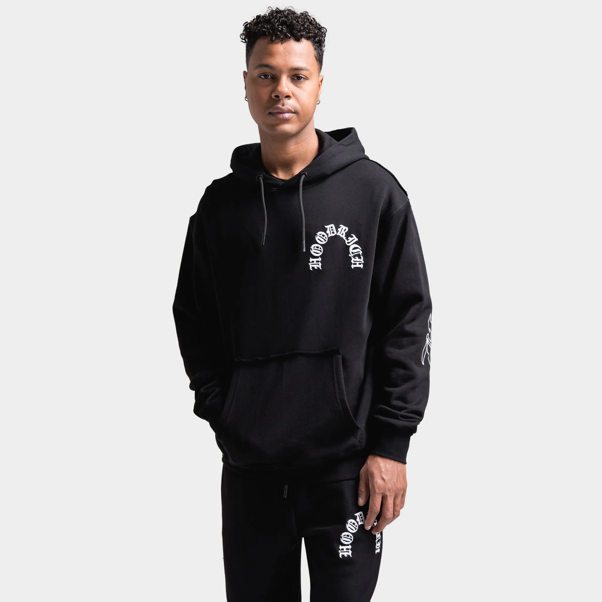 Hoodrich Helix Hoodie Black / White sold by JD Sports