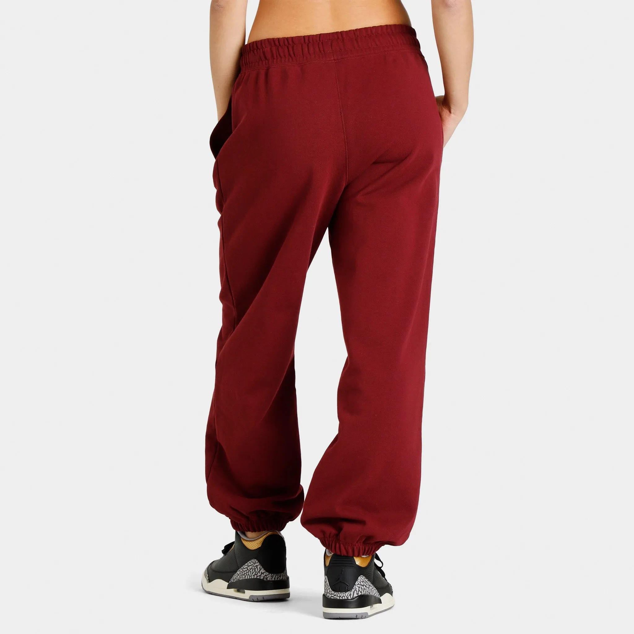 Jordan Women's Flight Fleece Pants / Cherrywood Red sold by JD Sports product image thumbnail 2