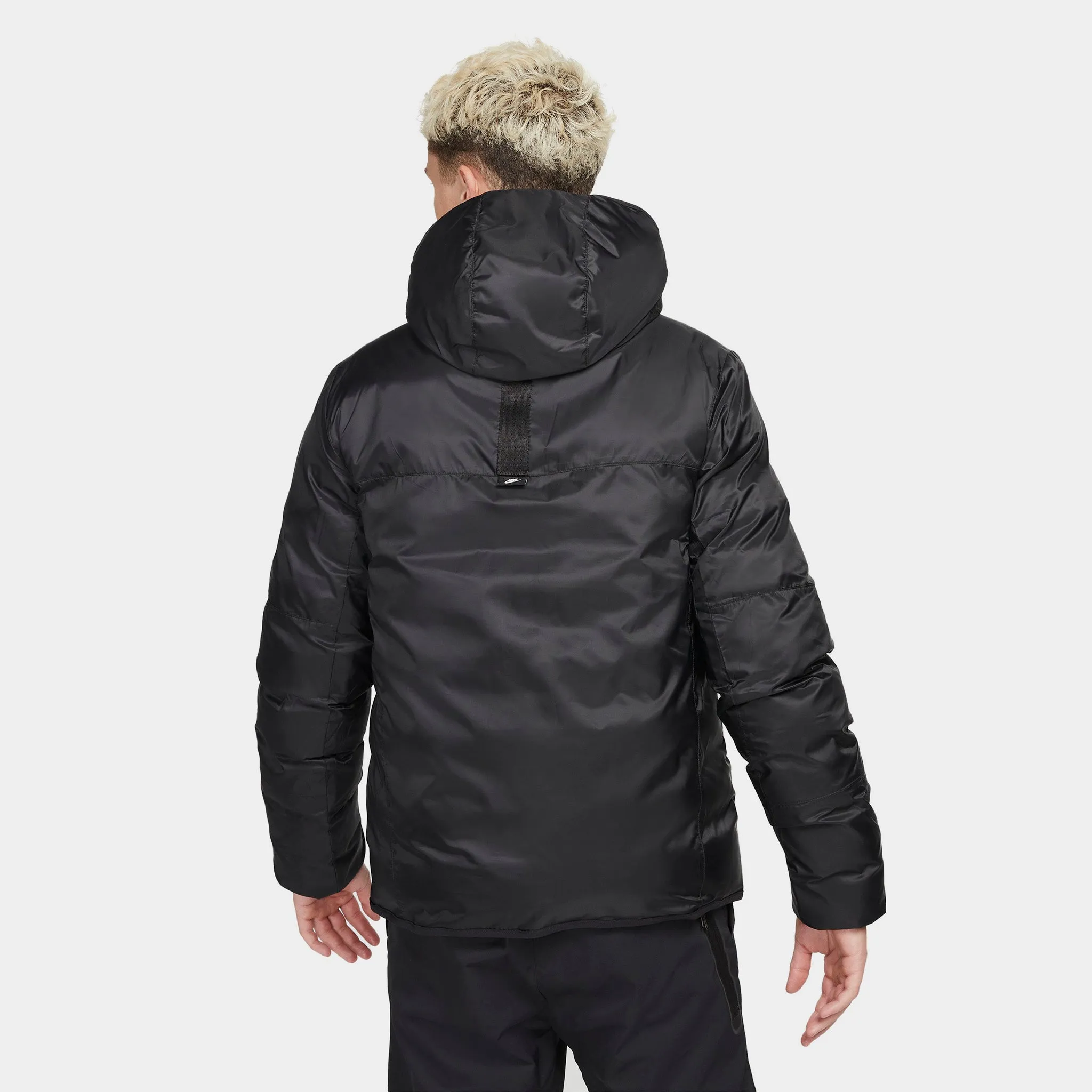 Nike Sportswear Therma-FIT Hooded Jacket Black / Dark Smoke Grey sold by JD Sports product image thumbnail 2
