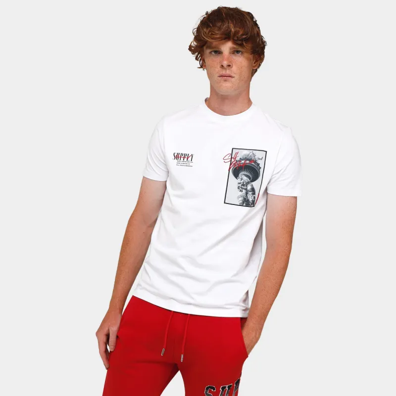 Supply & Demand Ridin T-shirt / White sold by JD Sports