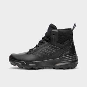 adidas Terrex Unity Leather Mid RAIN.RDY Core Black / Grey Four - Grey Six sold by JD Sports