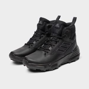 adidas Terrex Unity Leather Mid RAIN.RDY Core Black / Grey Four - Grey Six sold by JD Sports