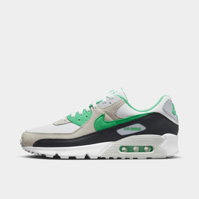Nike Air Max 90 White / Spring Green - Anthracite sold by JD Sports