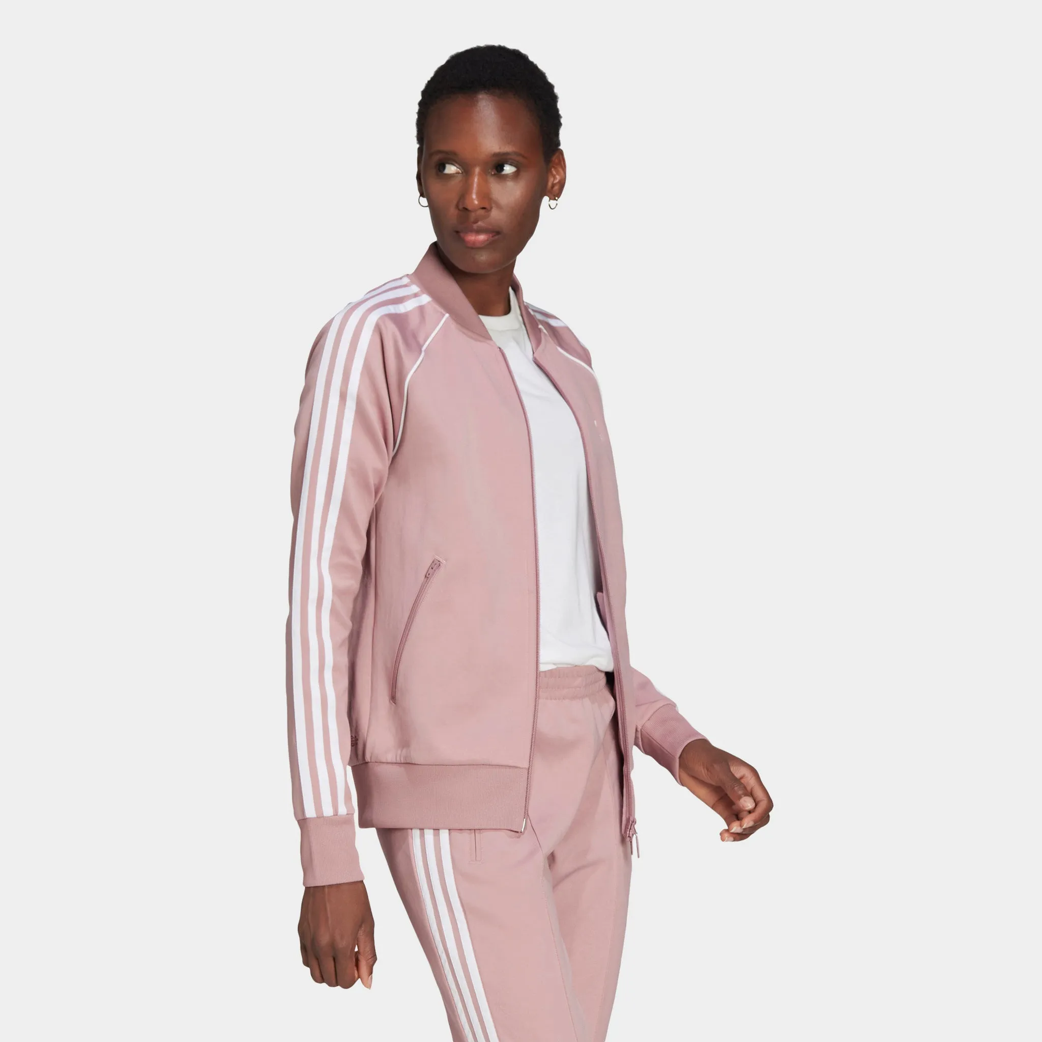 adidas Originals Women's Primeblue SST Track Jacket / Magic Mauve sold by JD Sports product image thumbnail 5