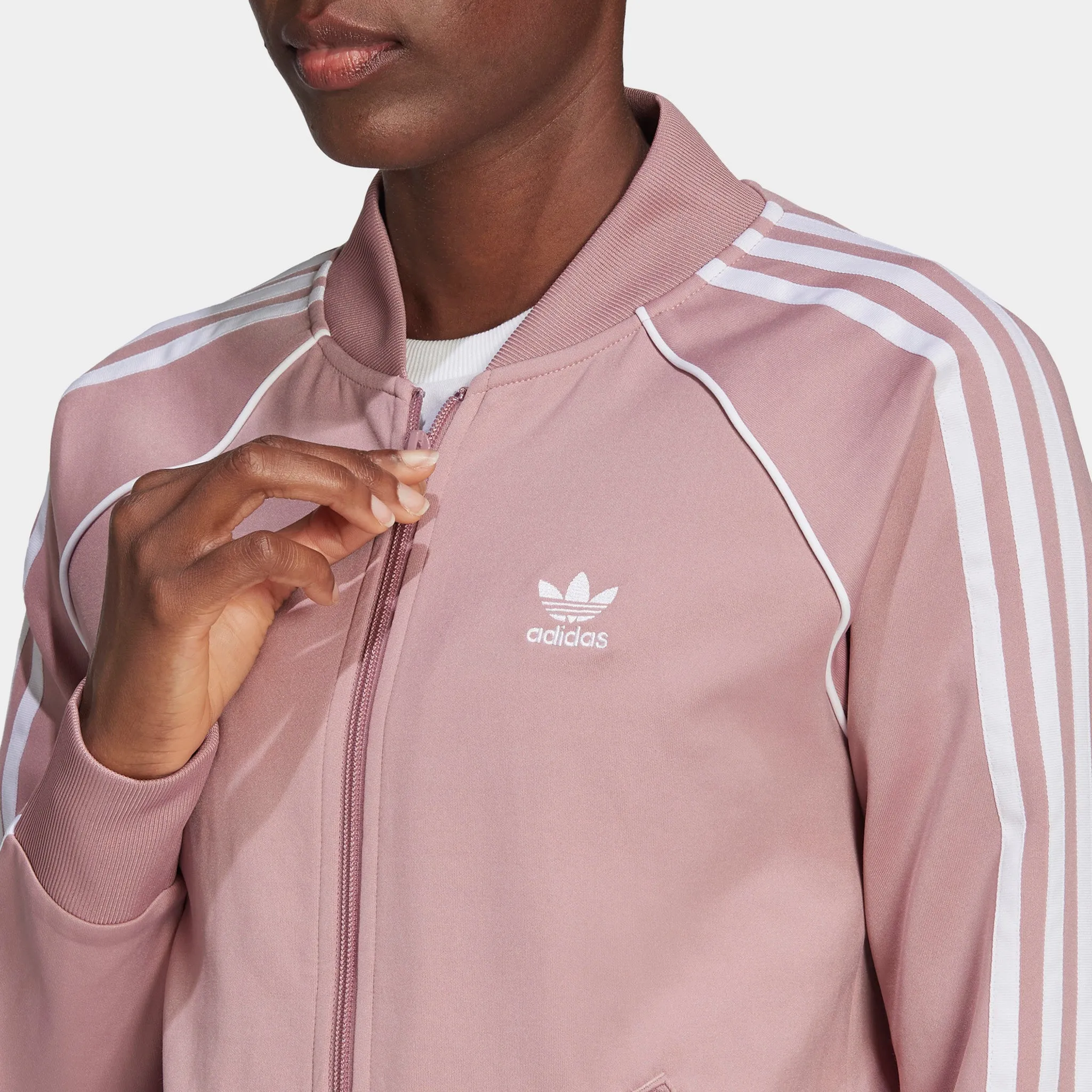 adidas Originals Women's Primeblue SST Track Jacket / Magic Mauve sold by JD Sports product image thumbnail 4