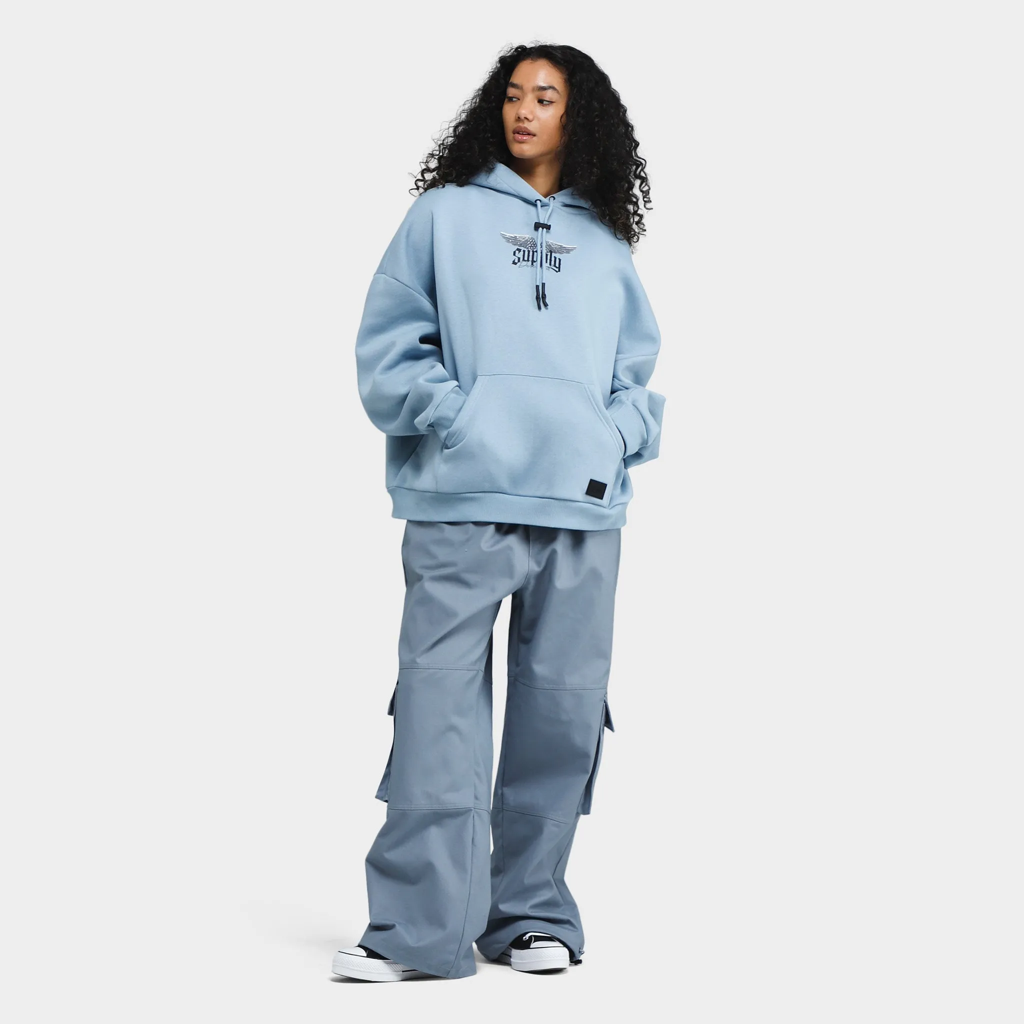 Supply & Demand Women's Lucid Hoodie / Light Blue sold by JD Sports product image thumbnail 5