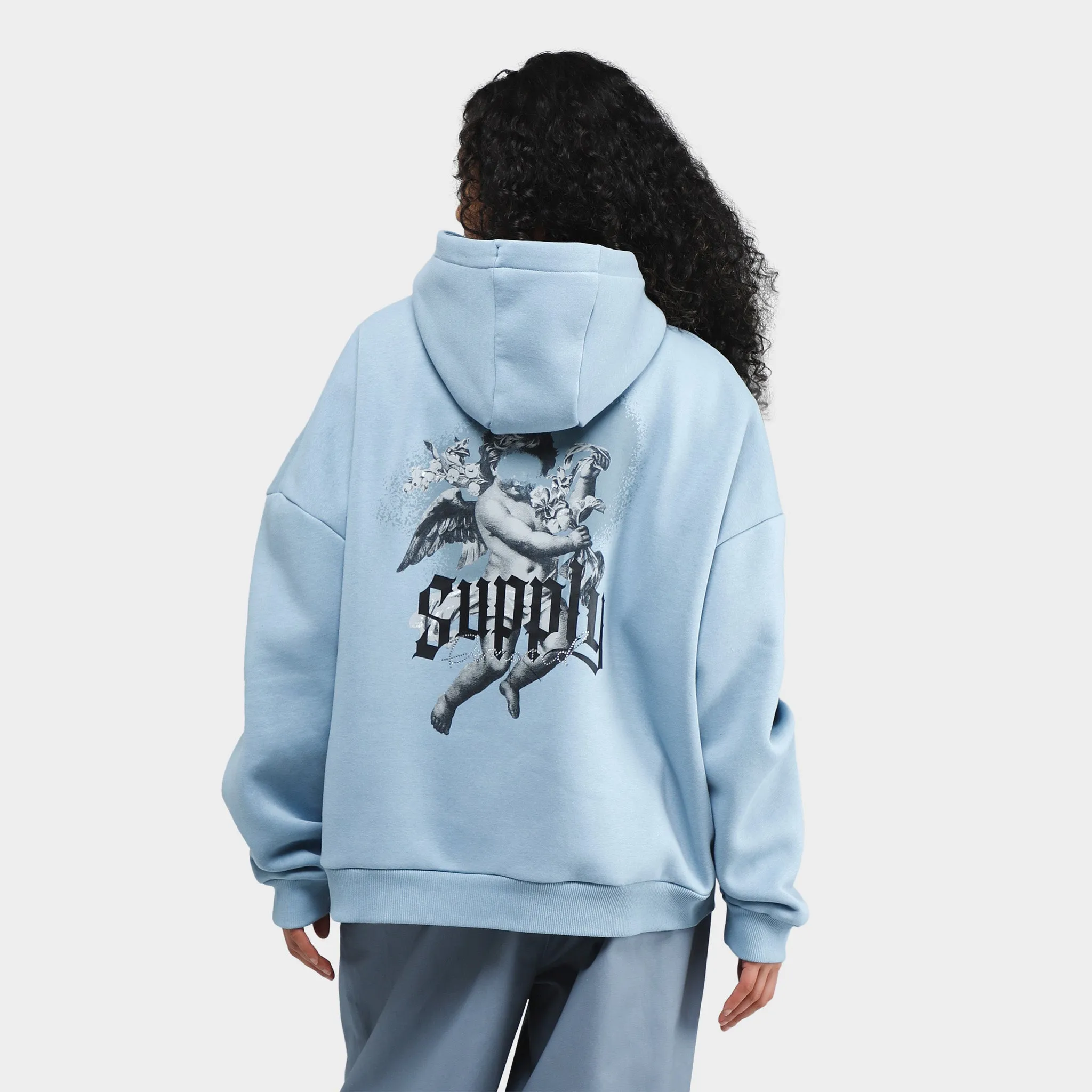 Supply & Demand Women's Lucid Hoodie / Light Blue sold by JD Sports product image thumbnail 2