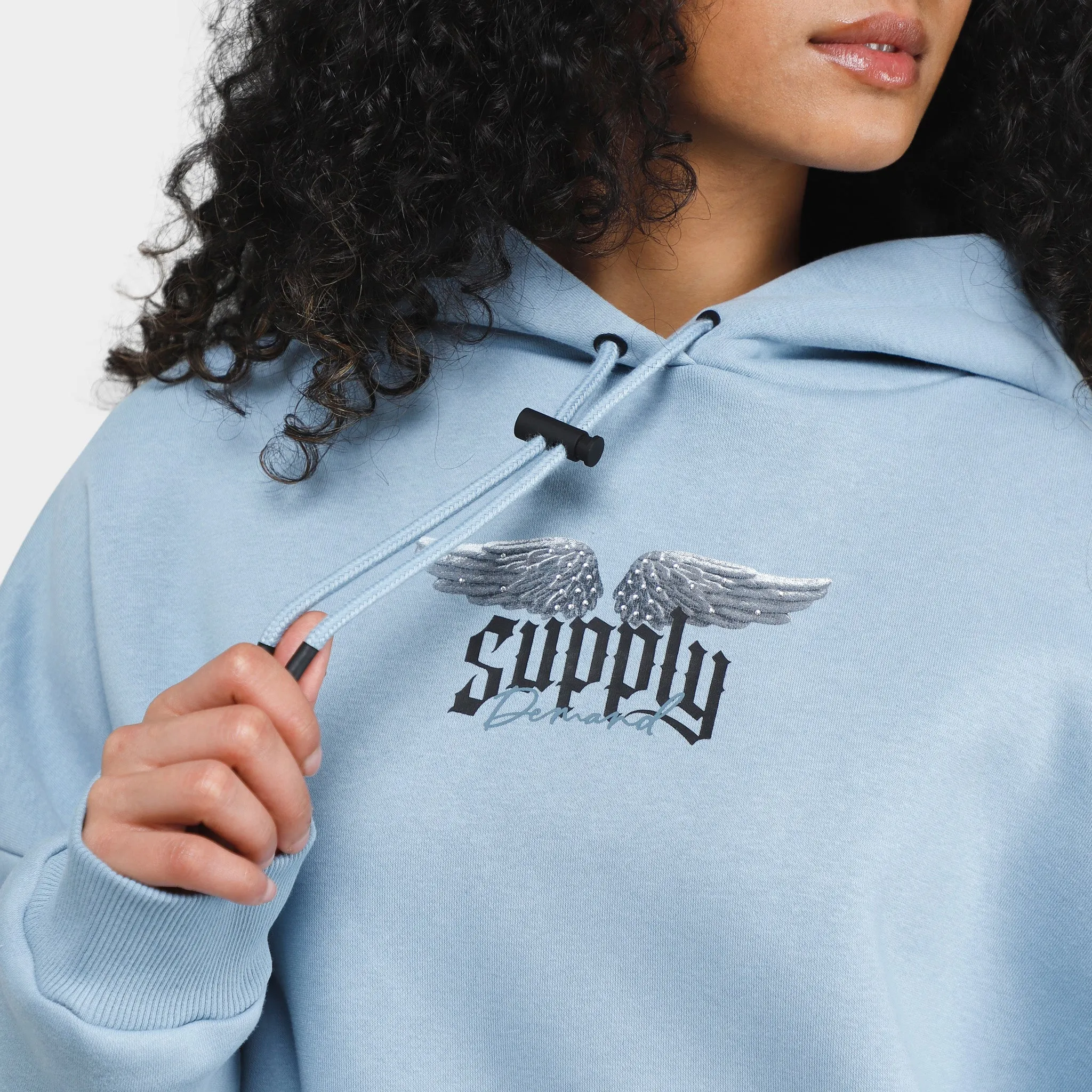 Supply & Demand Women's Lucid Hoodie / Light Blue sold by JD Sports product image thumbnail 4