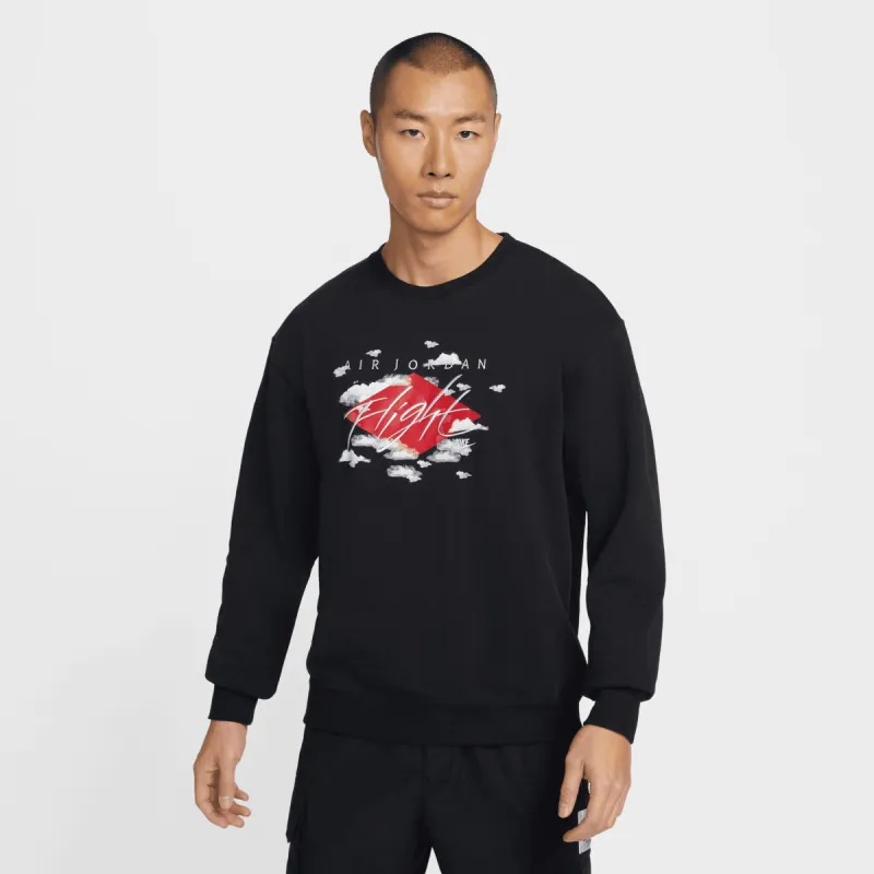 Jordan Statement Essentials Fleece Crewneck / Black sold by JD Sports