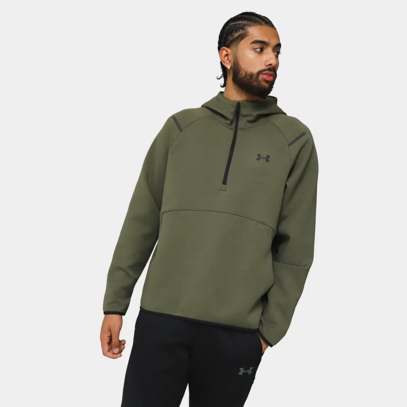 Under Armour Unstoppable Fleece Pullover Hoodie Marine Green / Black sold by JD Sports