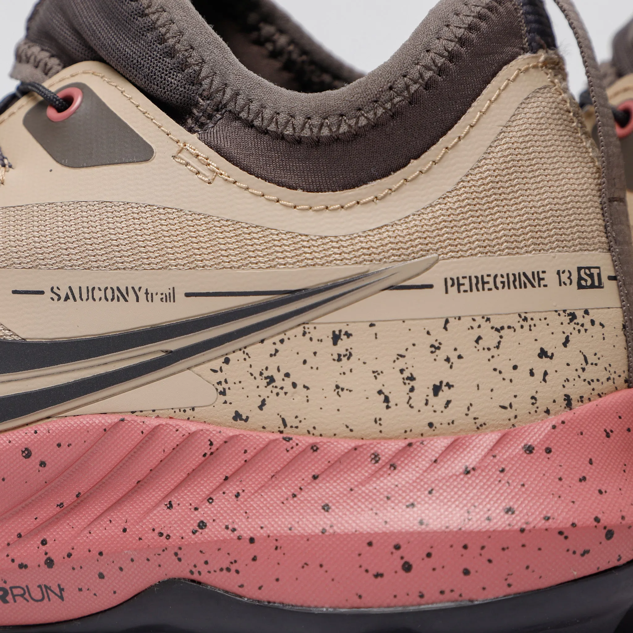 Saucony Women's Peregrine 13 ST Desert / Umber sold by JD Sports product image thumbnail 3