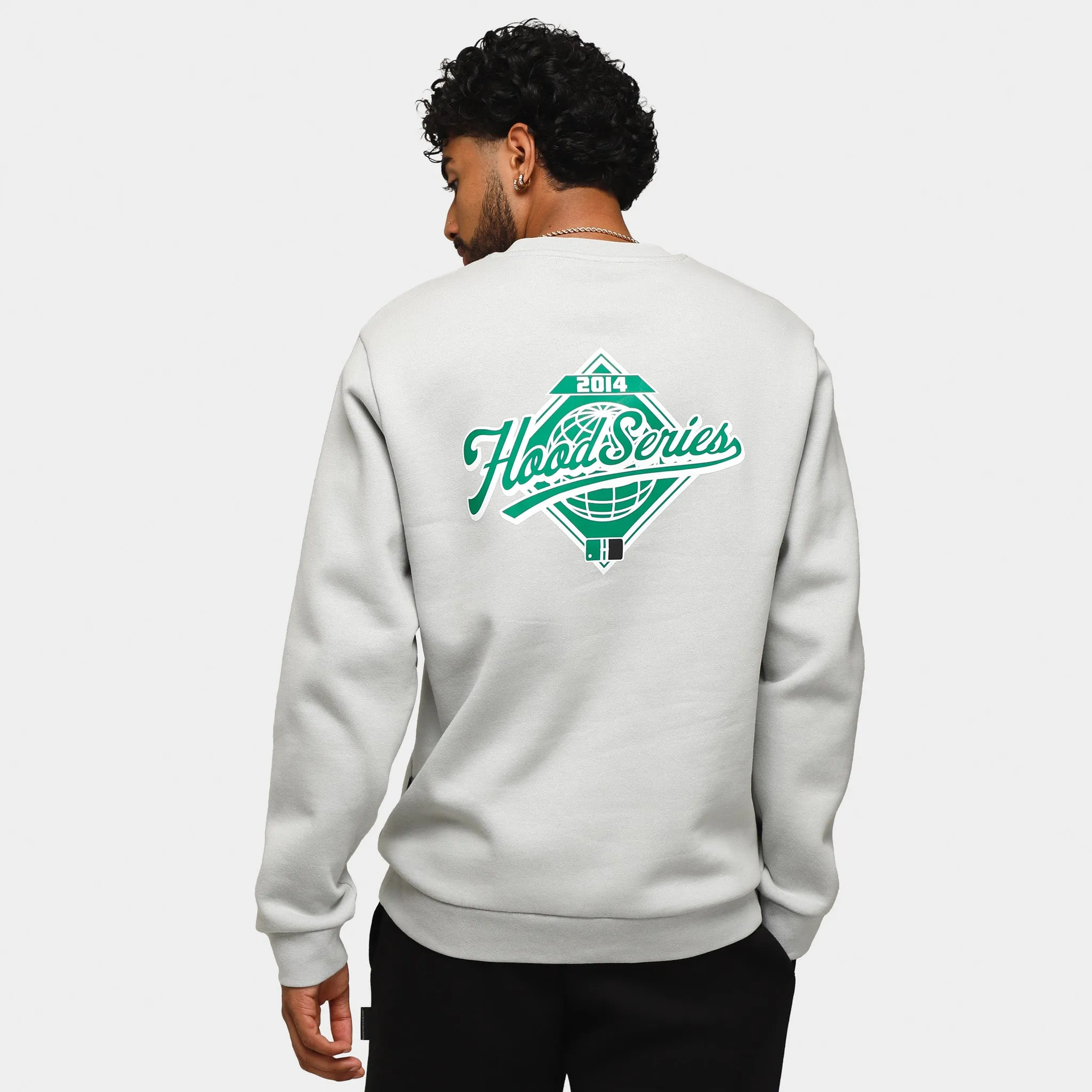 Hoodrich OG Fort Crewneck Harbour Mist / White - Jolly Green sold by JD Sports product image thumbnail 2
