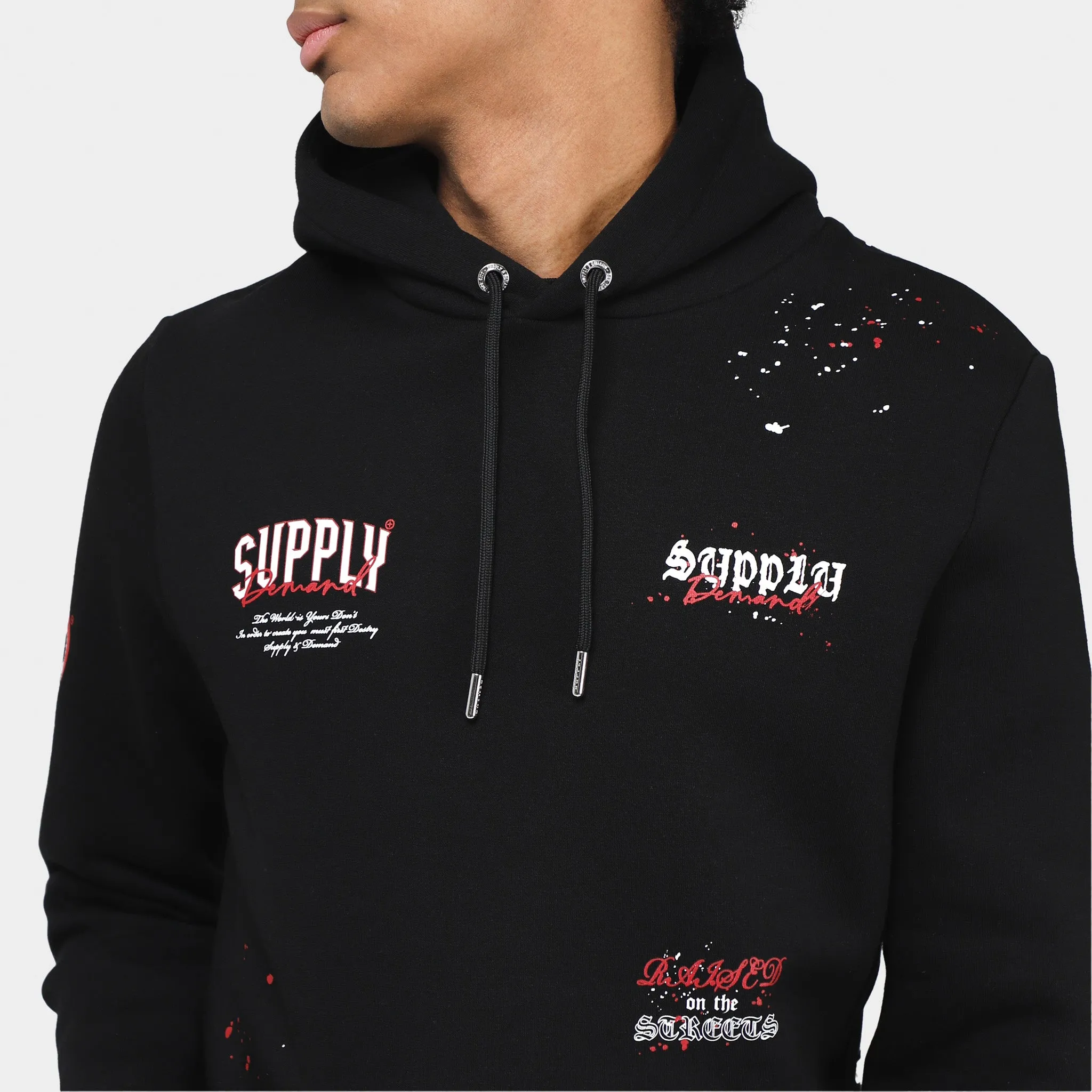 Supply & Demand Hackney Pullover Hoodie / Black sold by JD Sports product image thumbnail 4