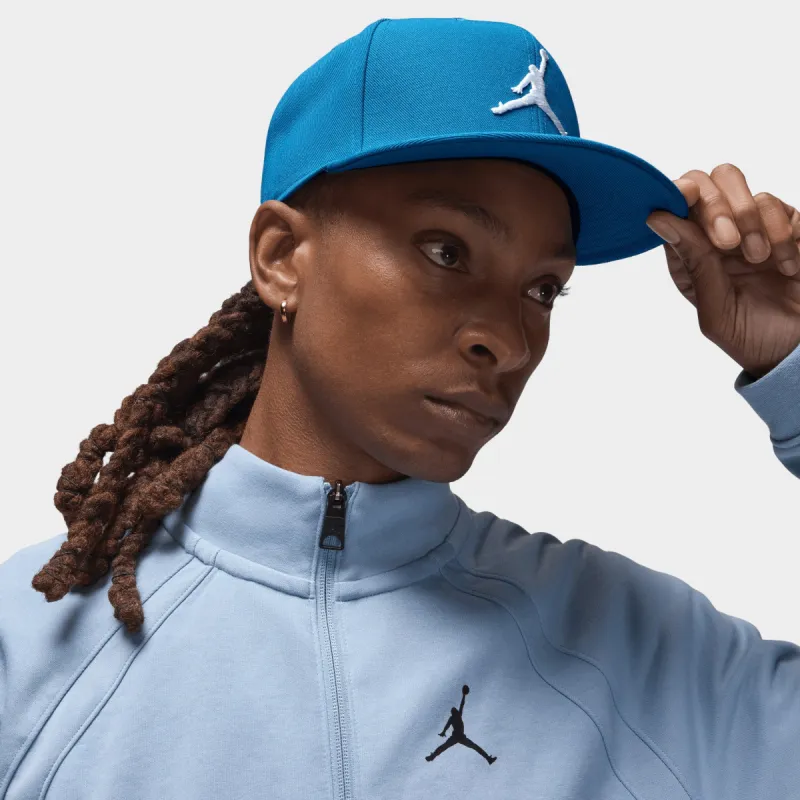 Jordan Pro Snapback Cap Industrial Blue / Industrial Blue - White sold by JD Sports