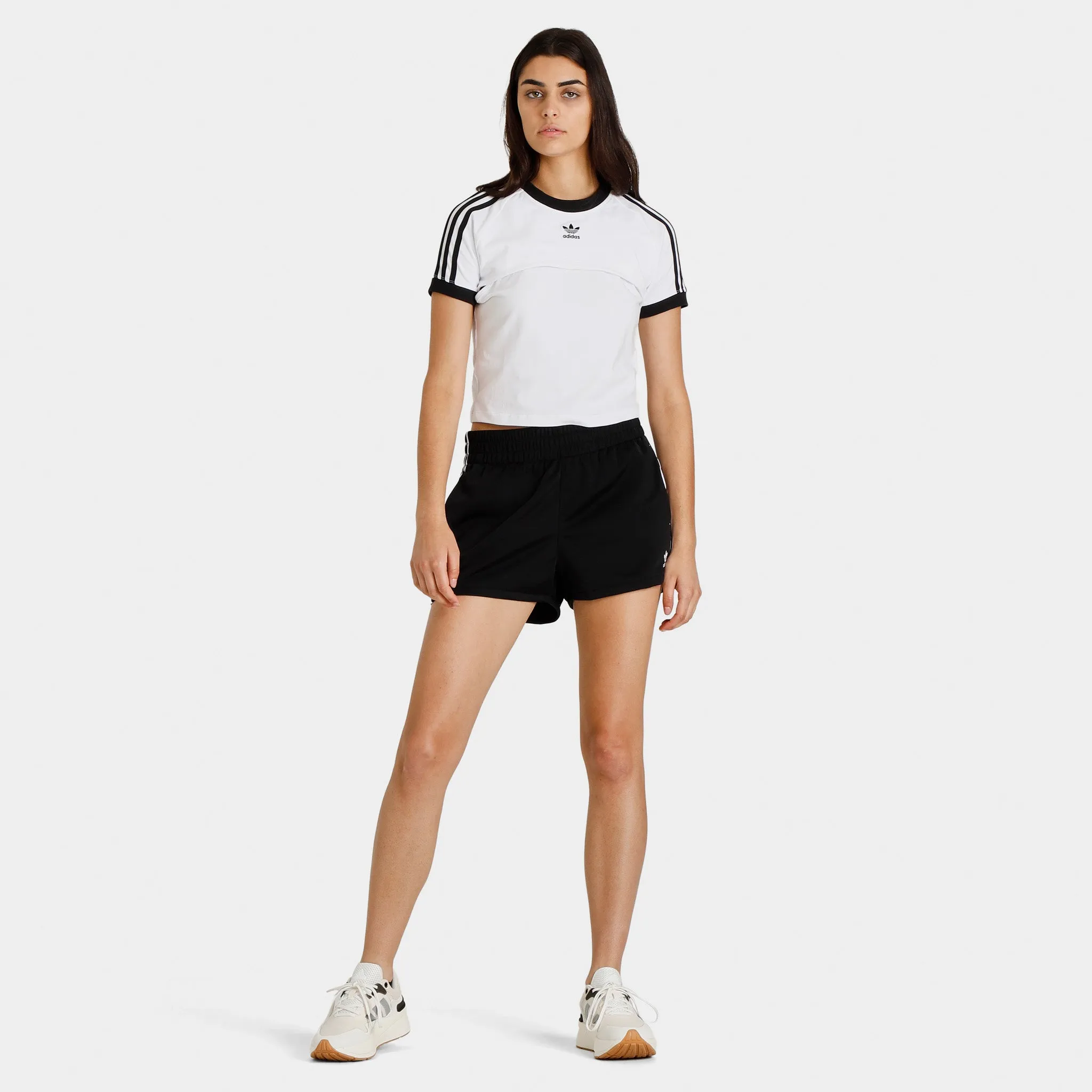 adidas Originals Women's 3-Stripes Shorts / Black sold by JD Sports product image thumbnail 4
