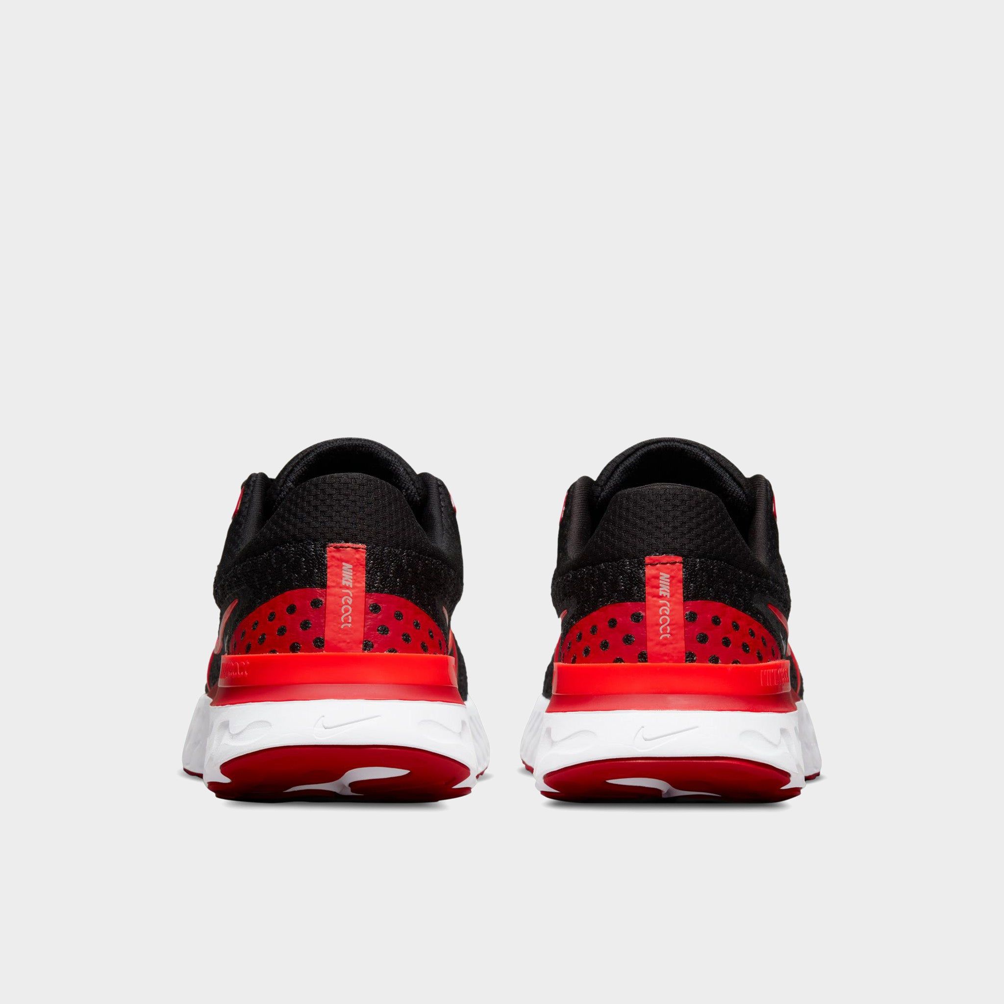 Nike Women's React Infinity Run Flyknit 3 Black / Bright Crimson - University Red sold by JD Sports product image thumbnail 4