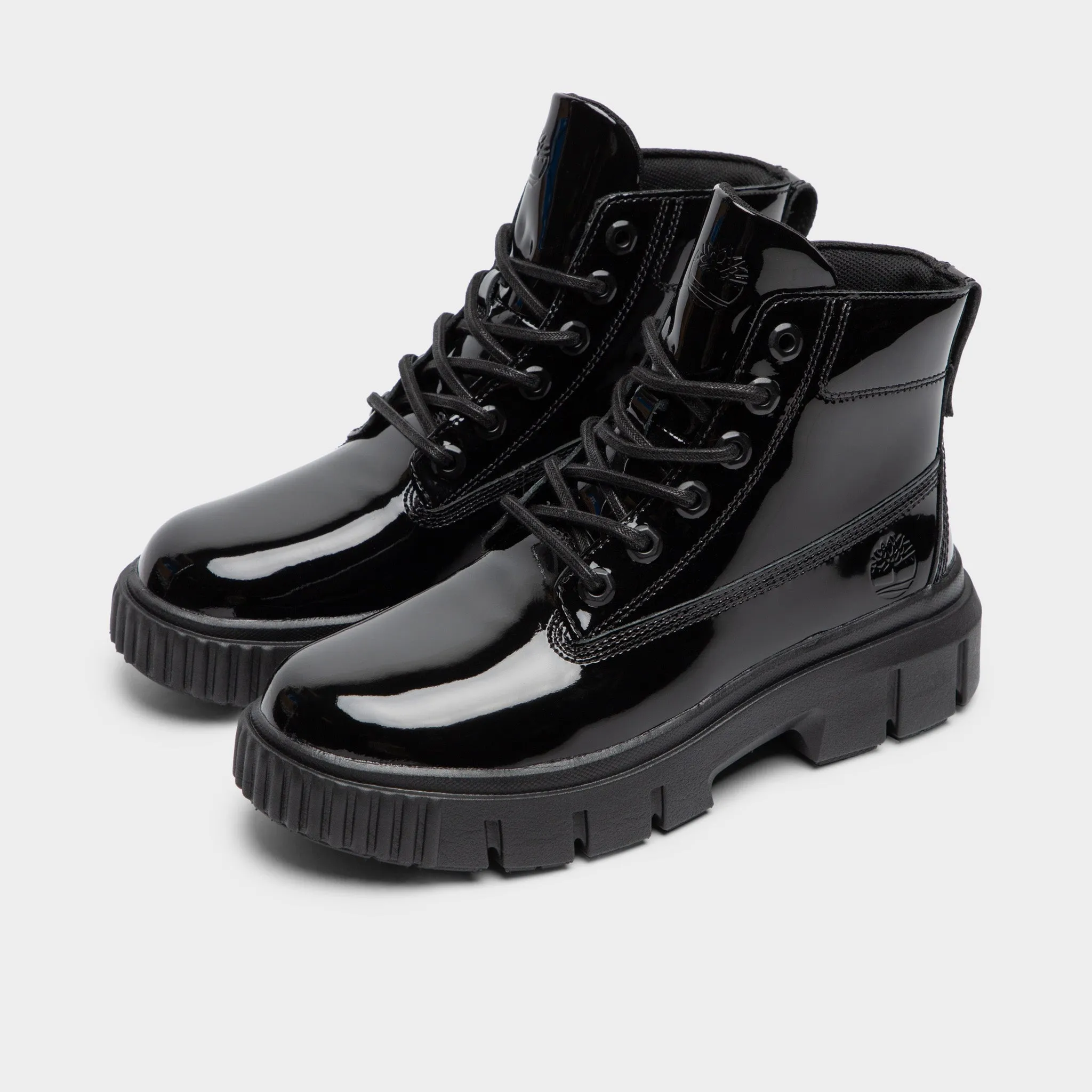 Timberland Women's Greyfield Boots / Black Full-Grain Patent Leather sold by JD Sports product image thumbnail 2