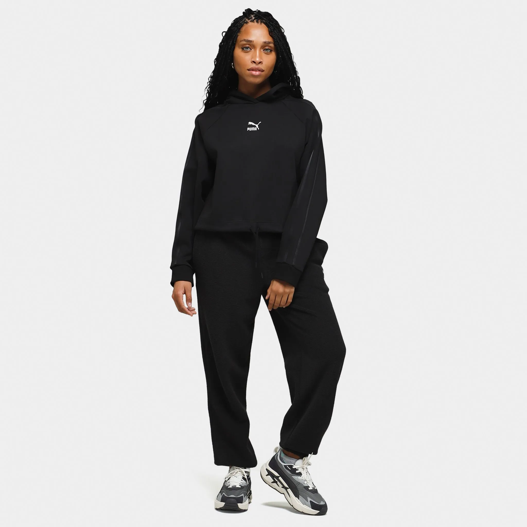 Puma Women's T7 Pullover Hoodie / Puma Black sold by JD Sports product image thumbnail 5