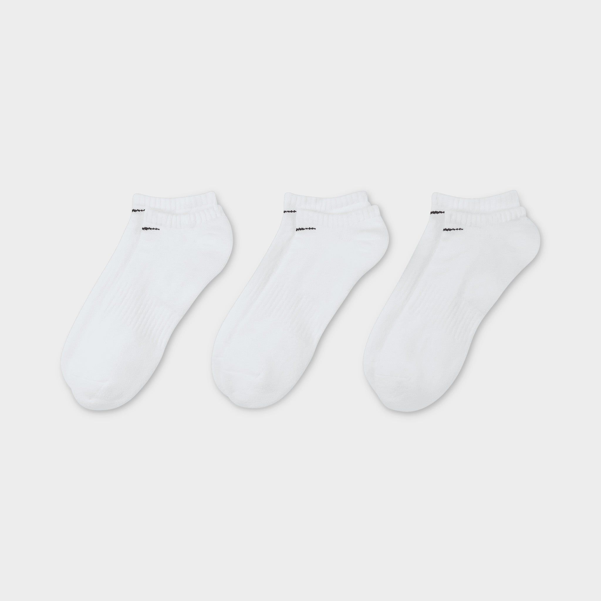 Nike Everyday Cushioned Training No-Show Socks (3 Pack) White / Black sold by JD Sports product image thumbnail 3