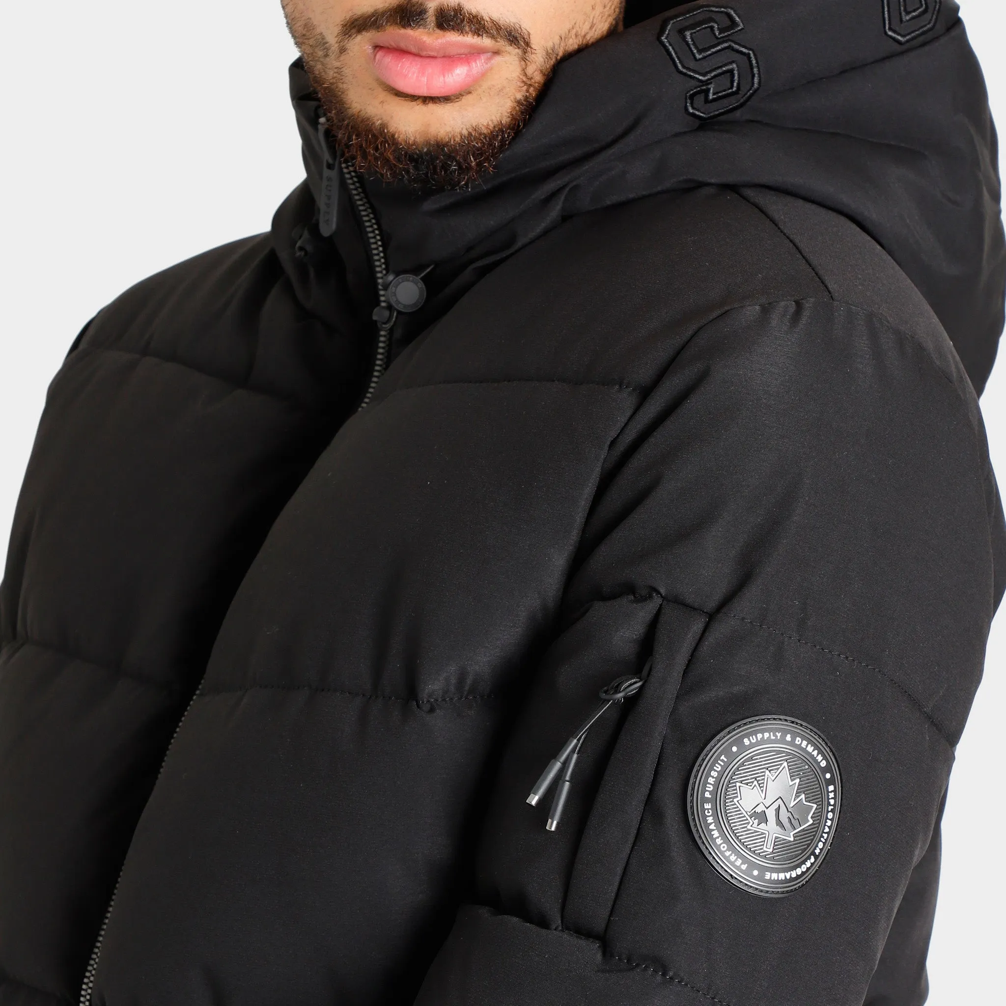 Supply & Demand Craft Puffa Jacket / Black sold by JD Sports product image thumbnail 4