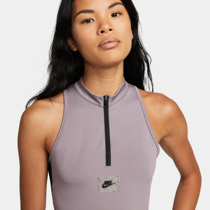 Nike Women's T-shirt Purple Smoke / Black sold by JD Sports