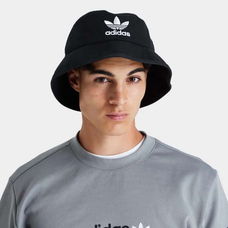 adidas Originals Trefoil Bucket Hat / Black sold by JD Sports