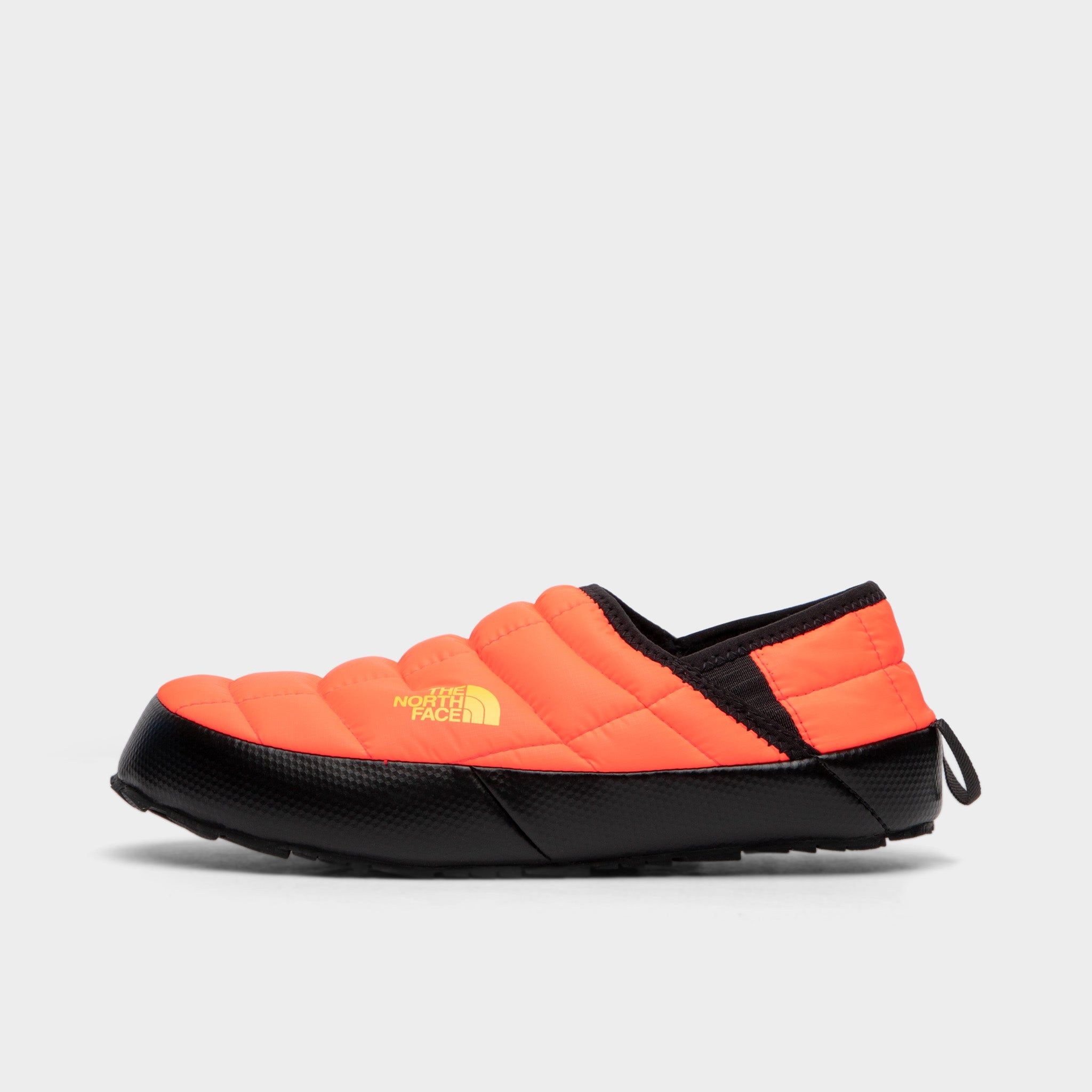 The North Face Women's ThermoBall Traction Mule V Brilliant Coral / TNF Black sold by JD Sports