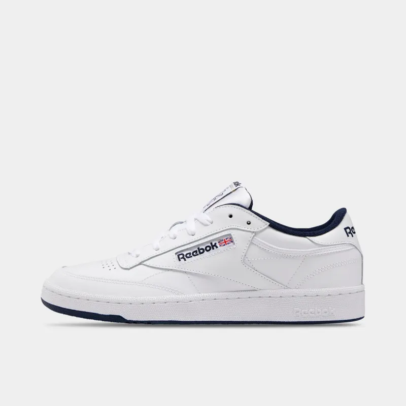 Reebok Club C 85 Intense White / Navy sold by JD Sports